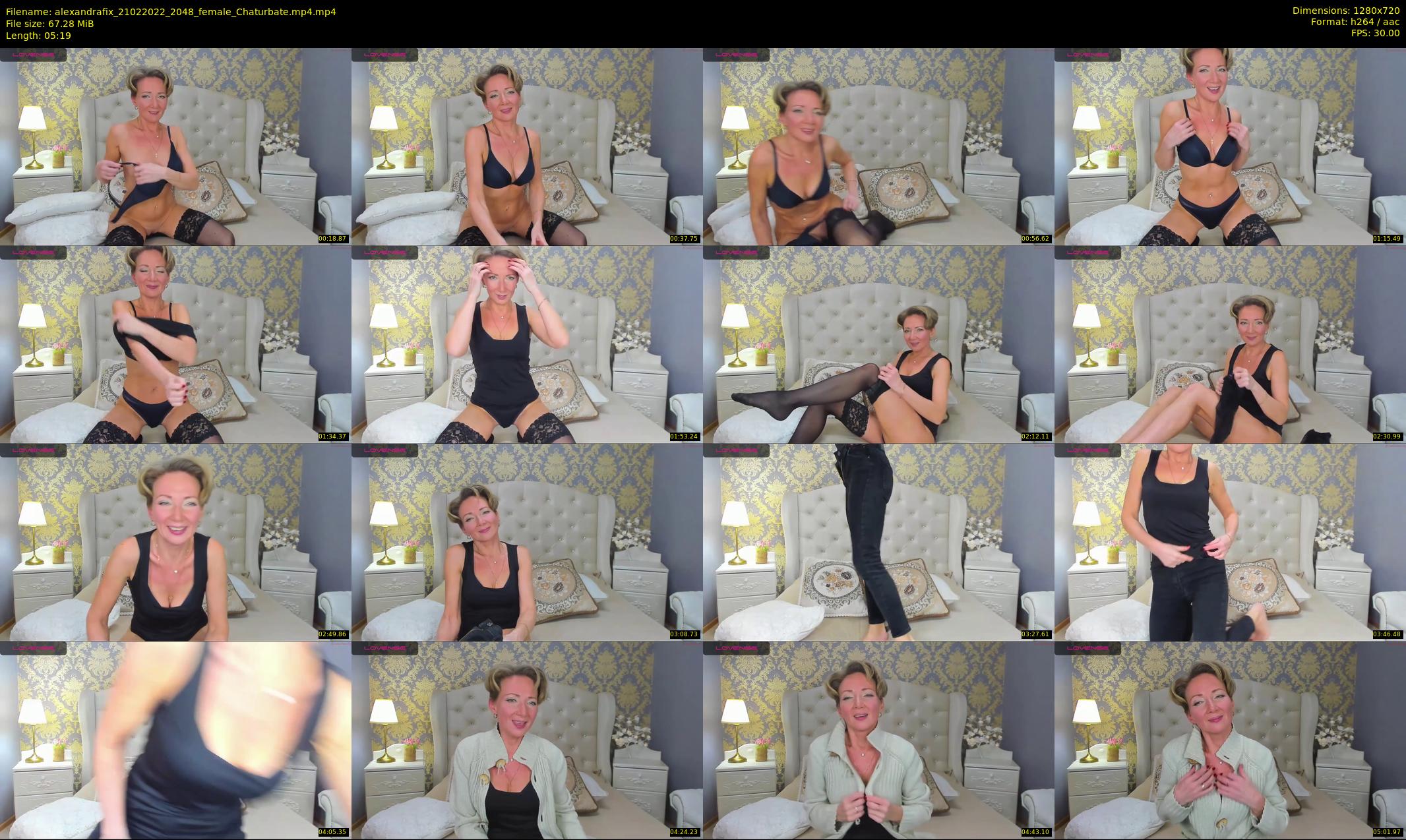 alexandrafix — 6 minute Chaturbate female cam show recording, 720p, Feb 21, 2022