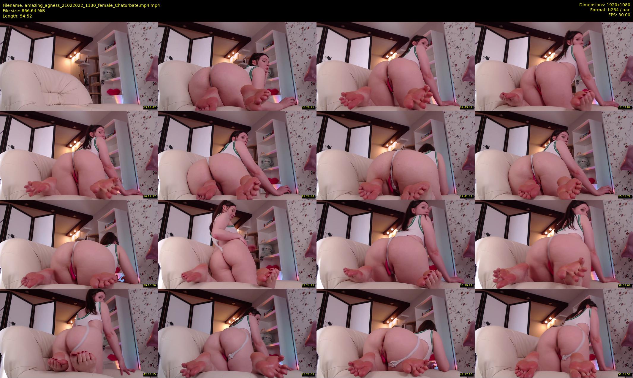 amazing_agness — 55 minute Chaturbate female cam show recording, 1080p, Feb 21, 2022