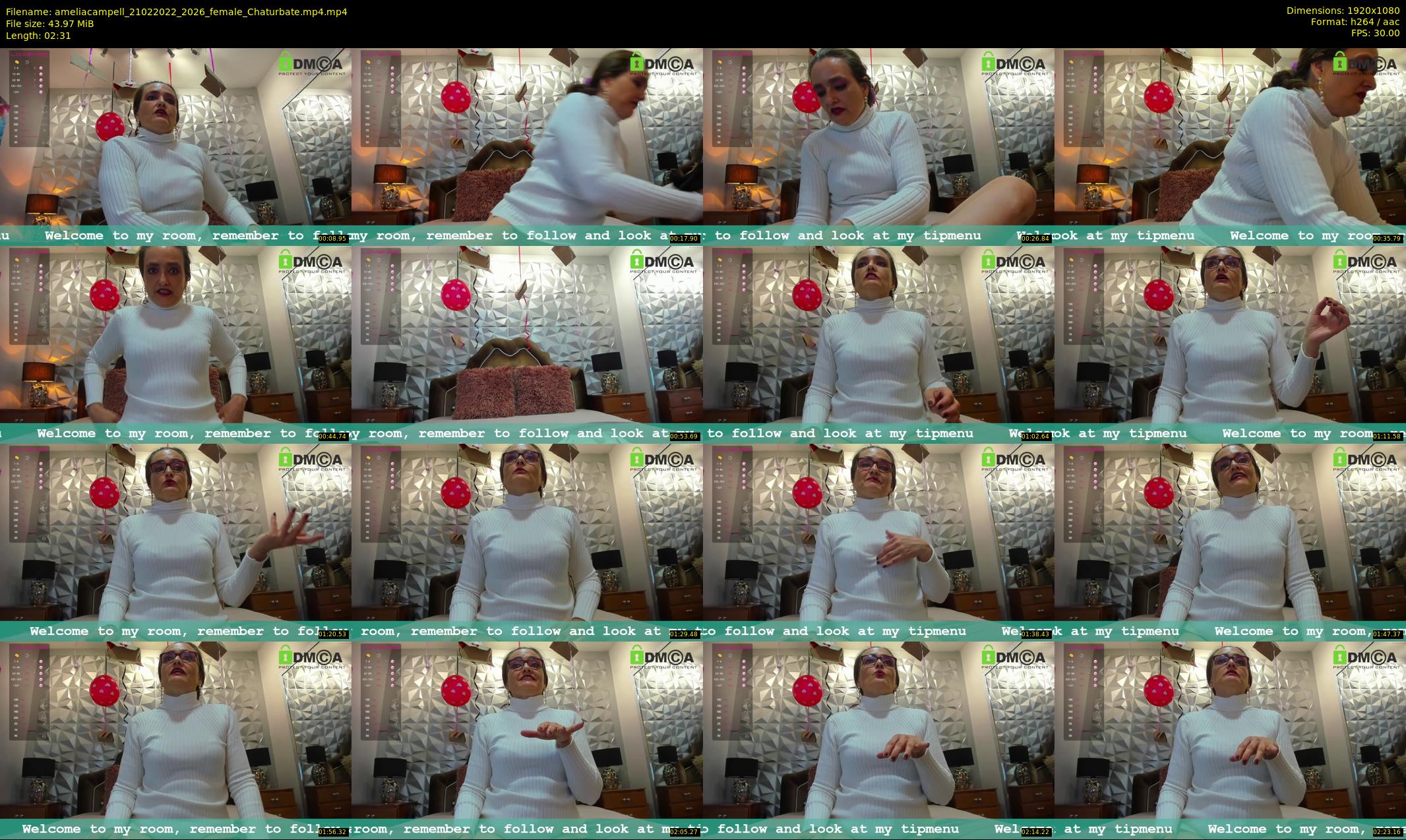 ameliacampell — 3 minute Chaturbate female cam show recording, 1080p, Feb 21, 2022