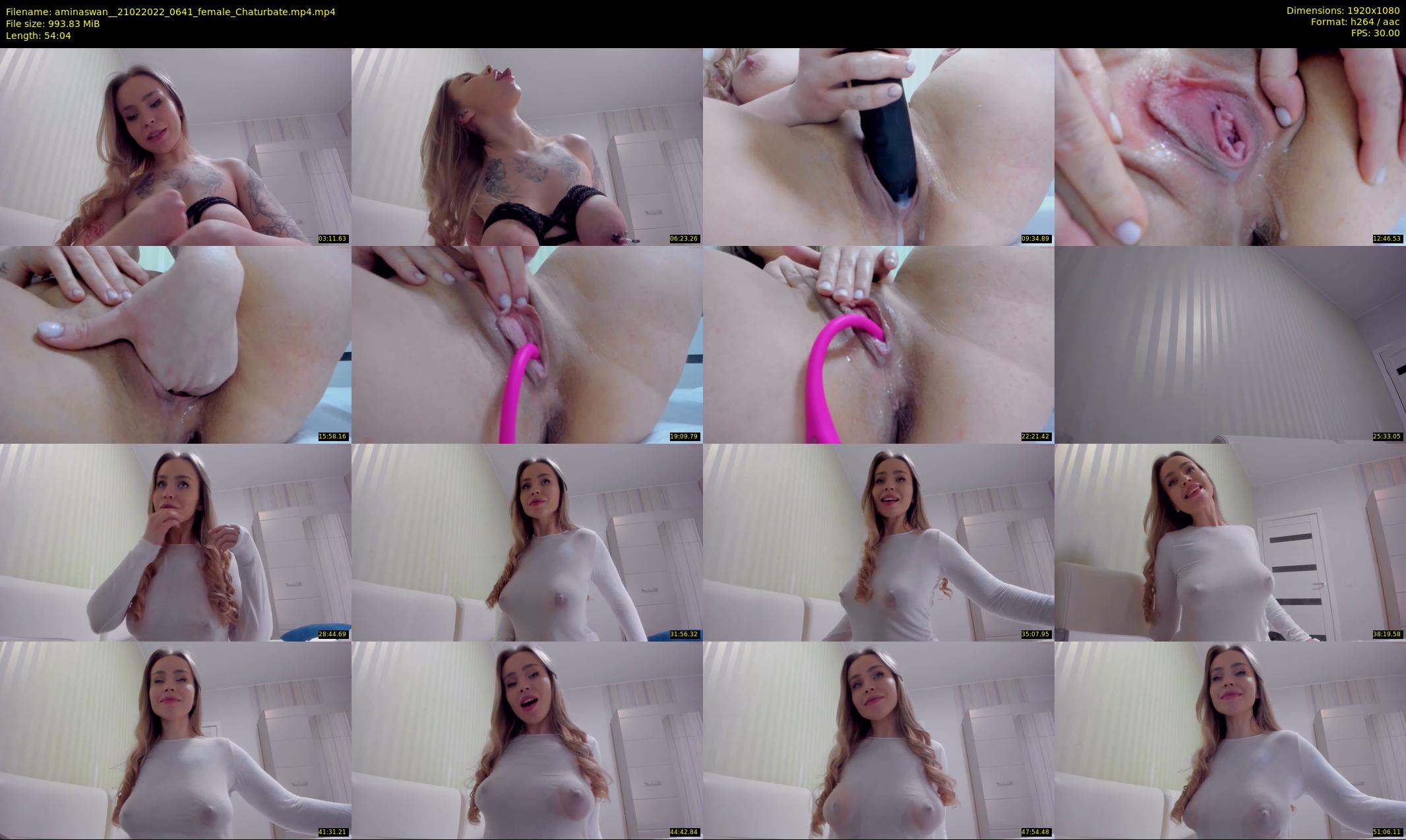 aminaswan_ — 55 minute Chaturbate female cam show recording, 1080p, Feb 21, 2022