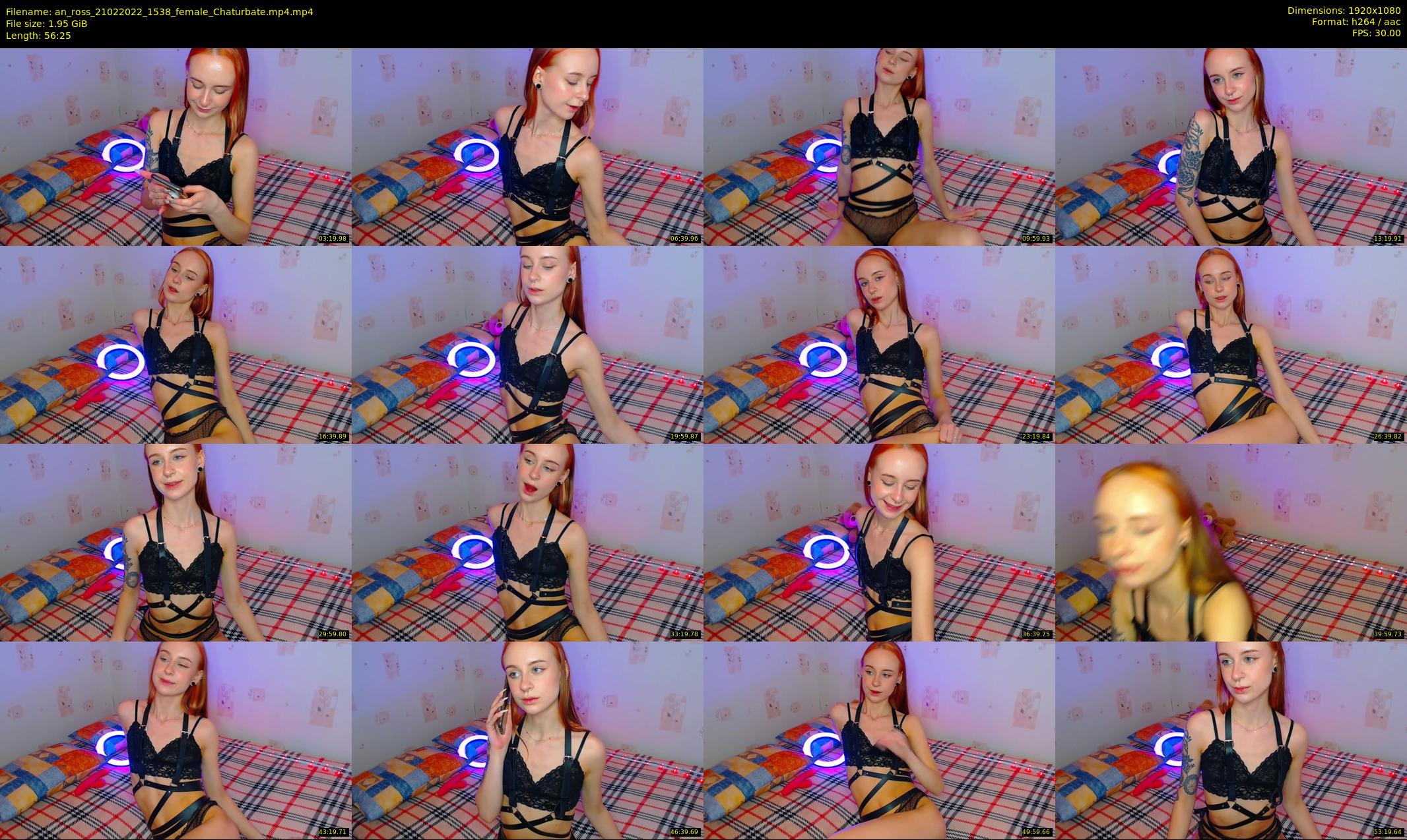 an_ross — 57 minute Chaturbate female cam show recording, 1080p, Feb 21, 2022