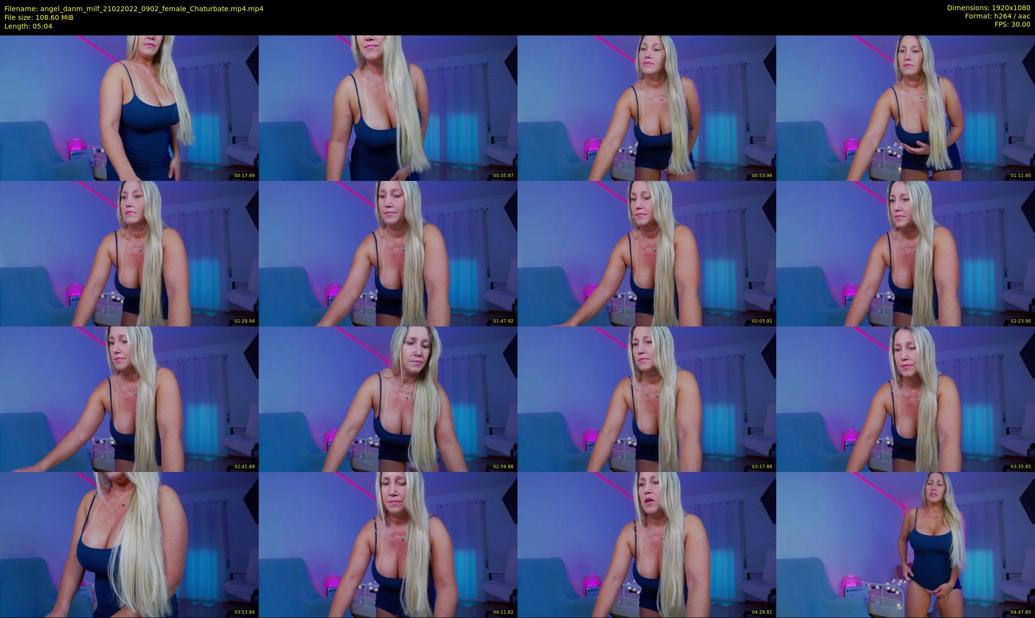 angel_danm_milf — 6 minute Chaturbate female cam show recording, 1080p, Feb 21, 2022