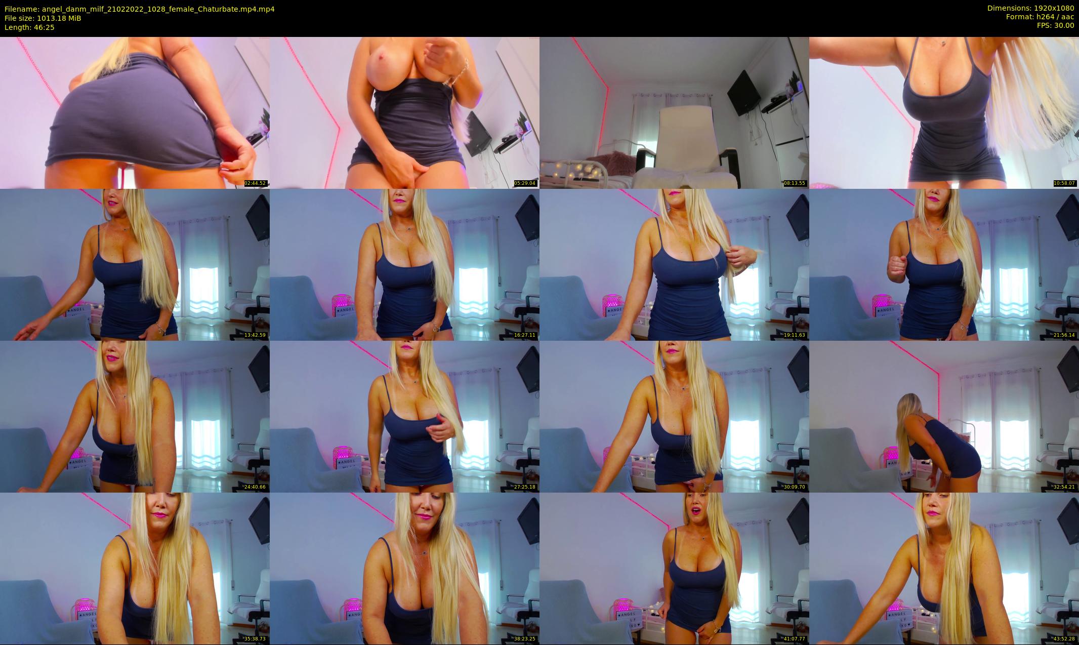 angel_danm_milf — 47 minute Chaturbate female cam show recording, 1080p, Feb 21, 2022