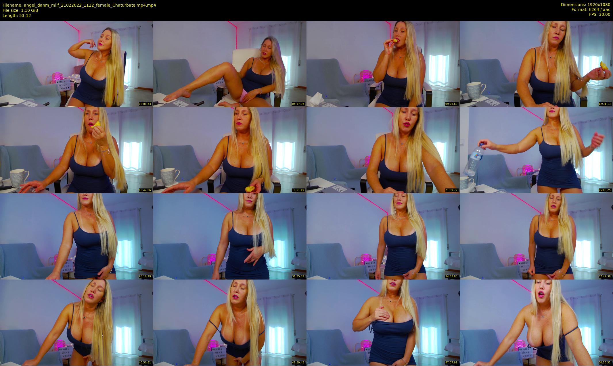 angel_danm_milf — 54 minute Chaturbate female cam show recording, 1080p, Feb 21, 2022