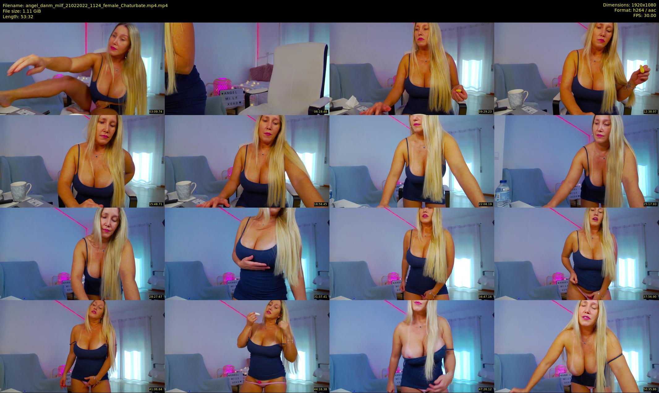 angel_danm_milf — 54 minute Chaturbate female cam show recording, 1080p, Feb 21, 2022
