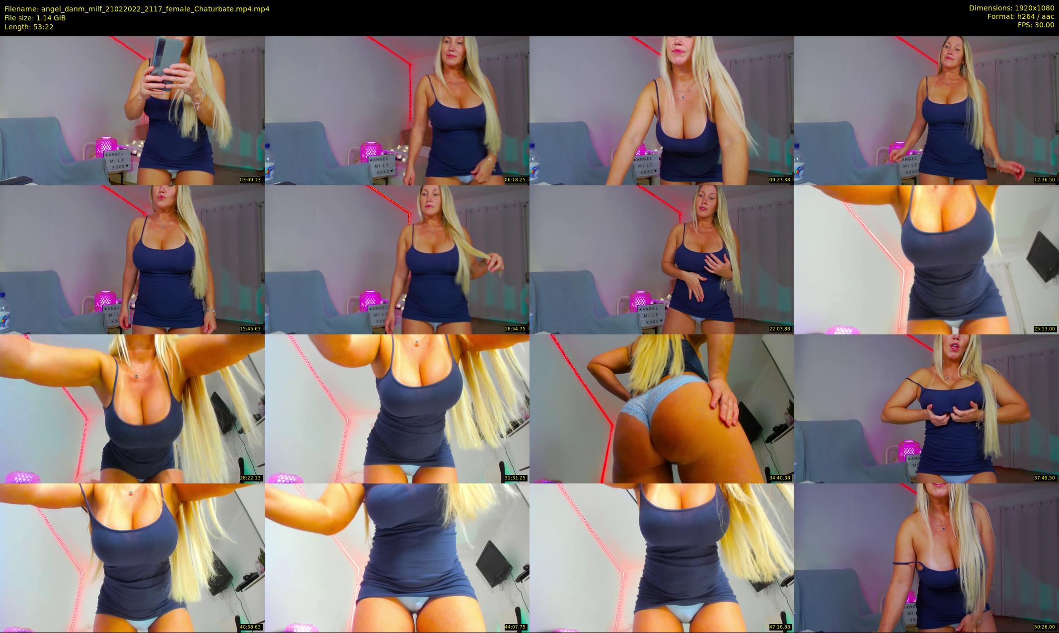 angel_danm_milf — 54 minute Chaturbate female cam show recording, 1080p, Feb 21, 2022