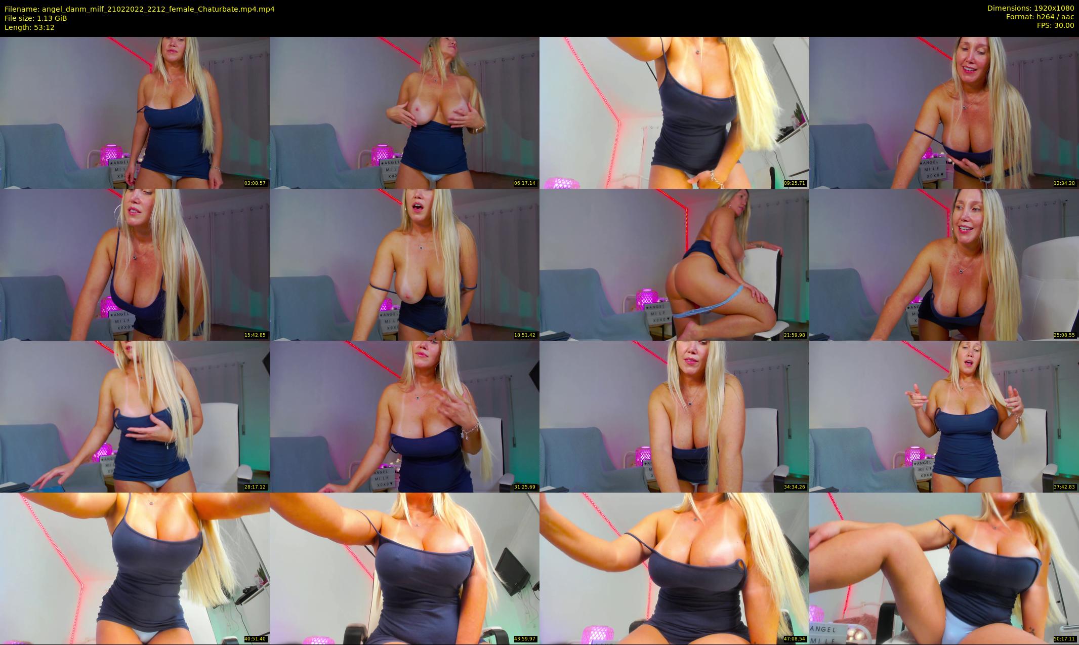 angel_danm_milf — 54 minute Chaturbate female cam show recording, 1080p, Feb 21, 2022