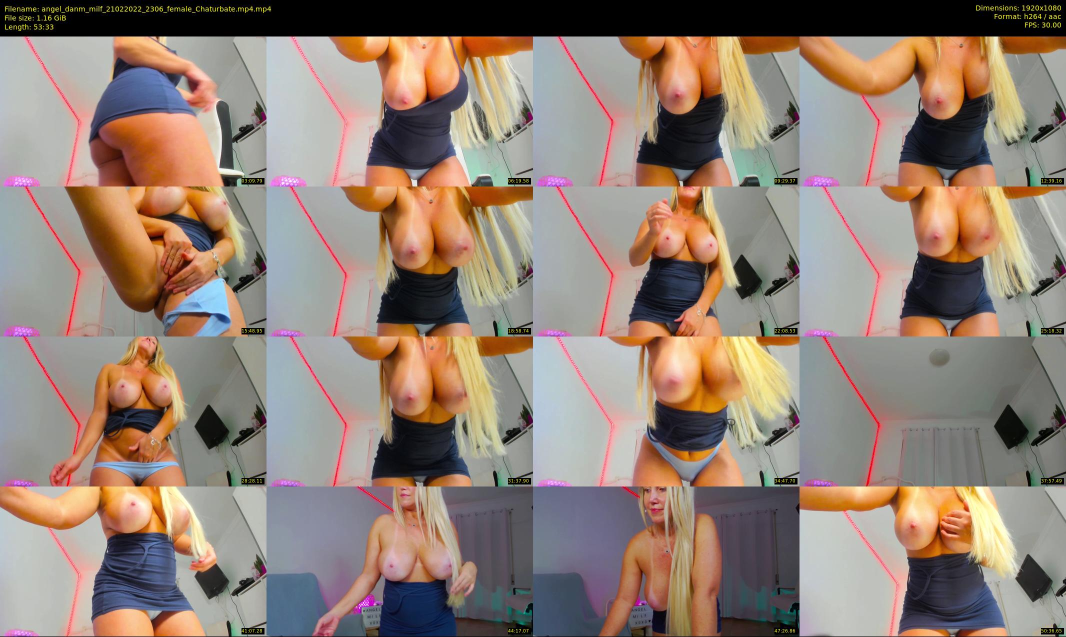 angel_danm_milf — 54 minute Chaturbate female cam show recording, 1080p, Feb 21, 2022