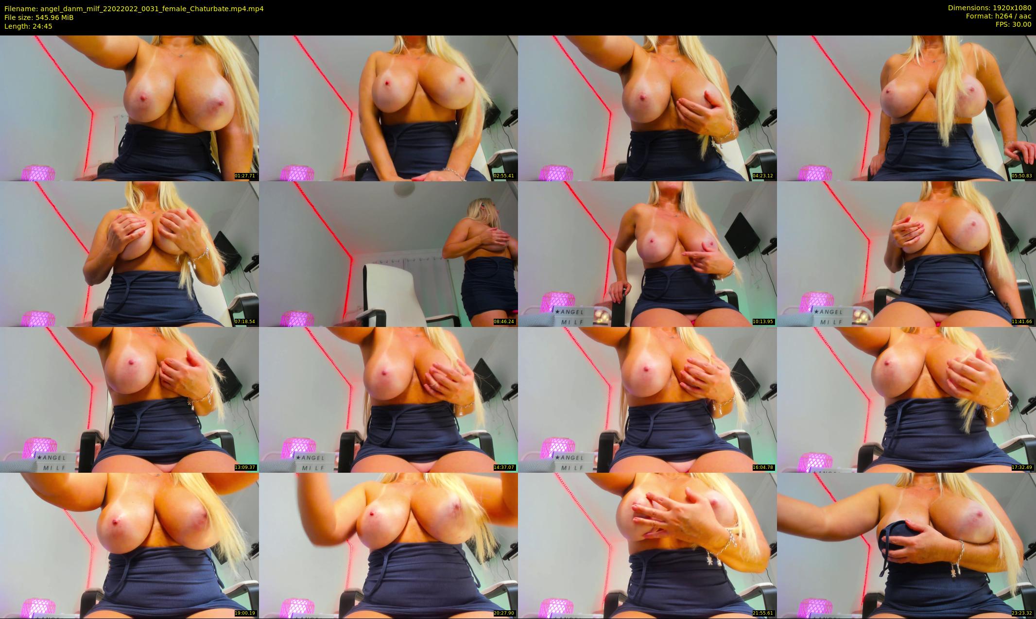 angel_danm_milf — 25 minute Chaturbate female cam show recording, 1080p, Feb 22, 2022
