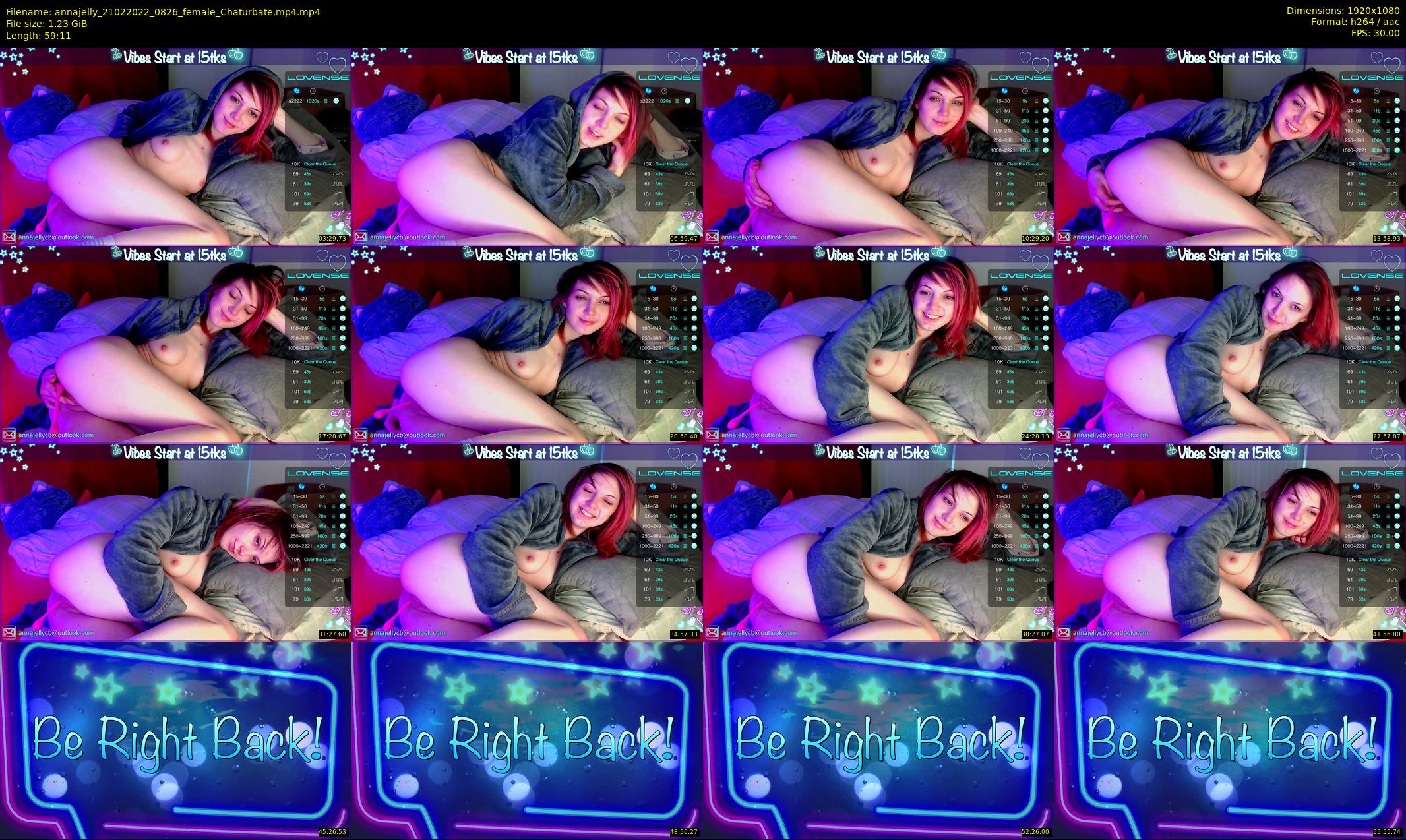 annajelly — 60 minute Chaturbate couple cam show recording, 1080p, Feb 21, 2022