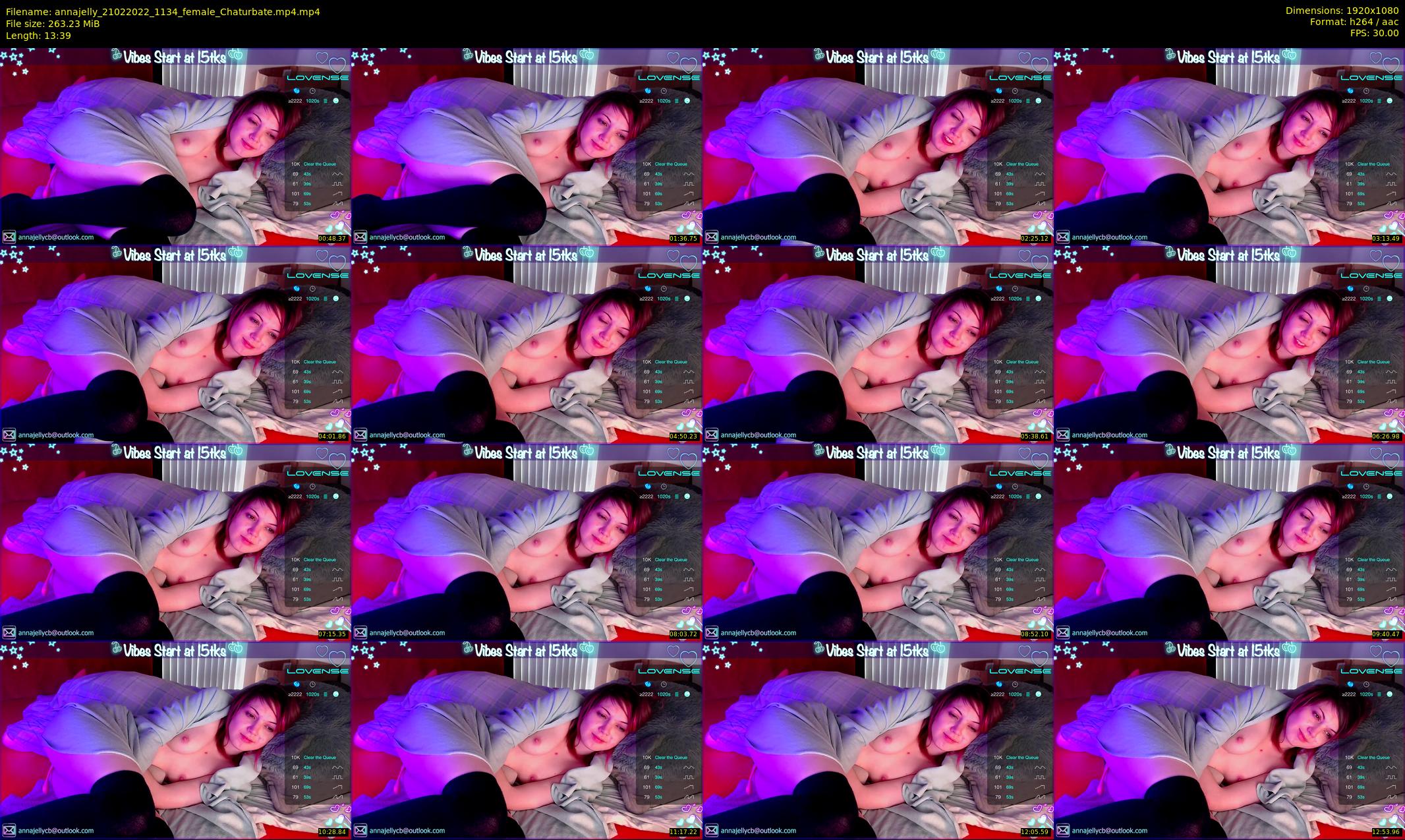 annajelly — 14 minute Chaturbate couple cam show recording, 1080p, Feb 21, 2022