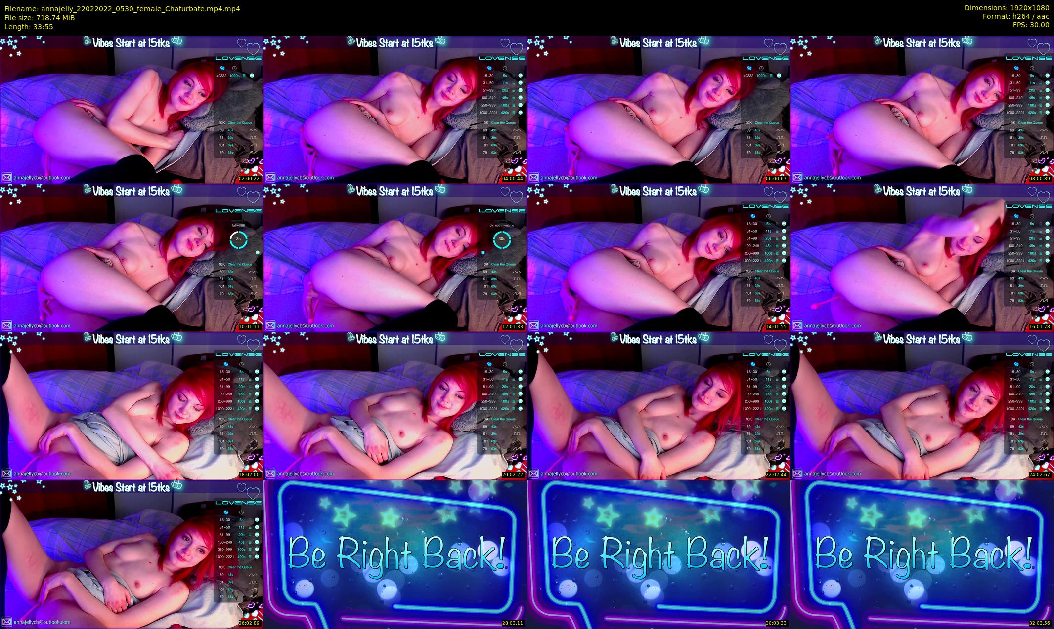 annajelly — 34 minute Chaturbate couple cam show recording, 1080p, Feb 22, 2022