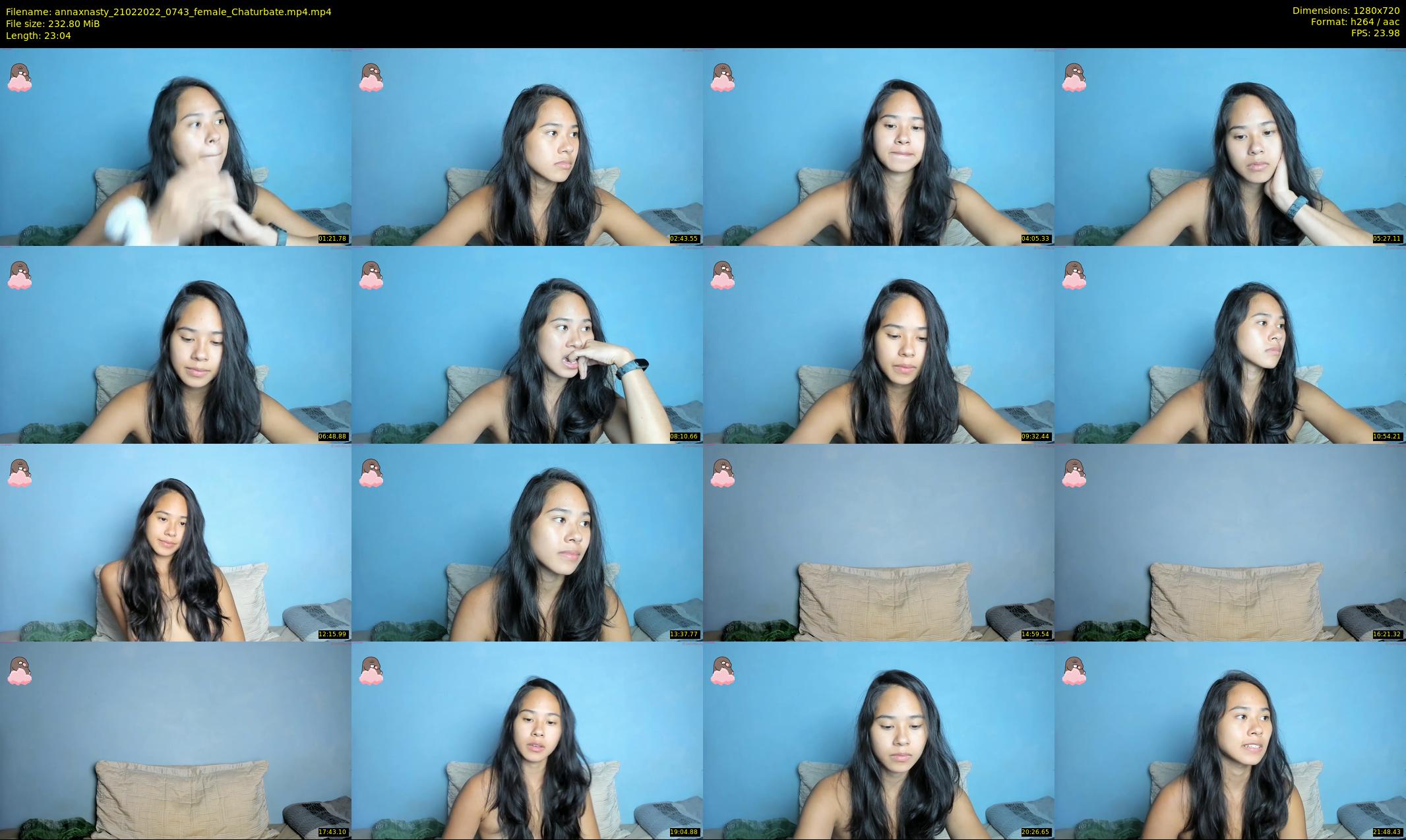 annaxnasty — 24 minute Chaturbate female cam show recording, 720p, Feb 21, 2022