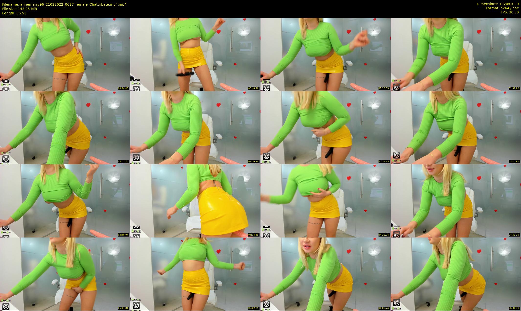 annemarry96 — 7 minute Chaturbate female cam show recording, 1080p, Feb 21, 2022