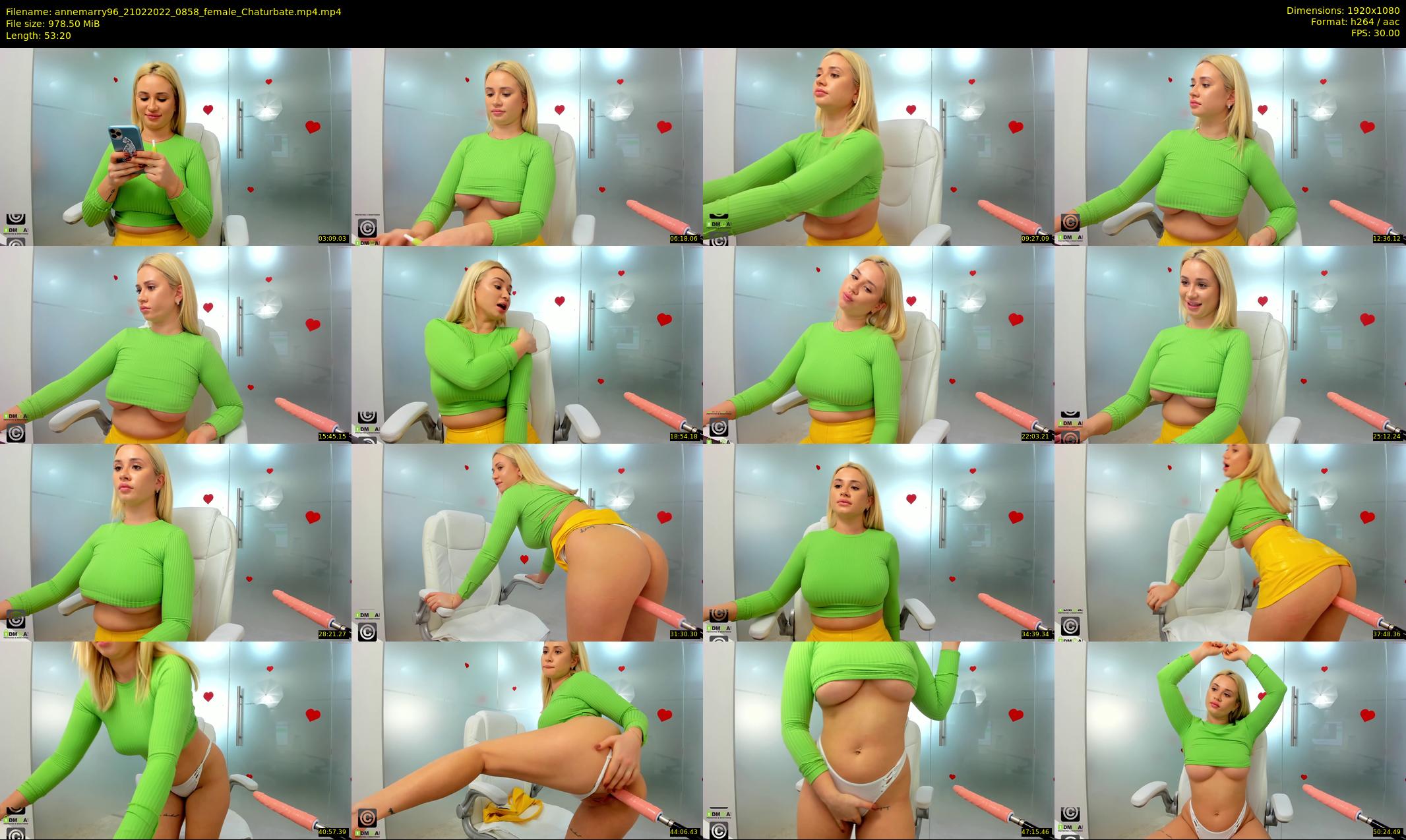 annemarry96 — 54 minute Chaturbate female cam show recording, 1080p, Feb 21, 2022