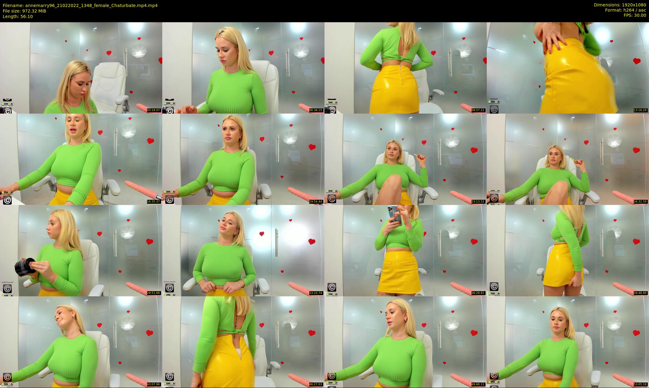 annemarry96 — 57 minute Chaturbate female cam show recording, 1080p, Feb 21, 2022