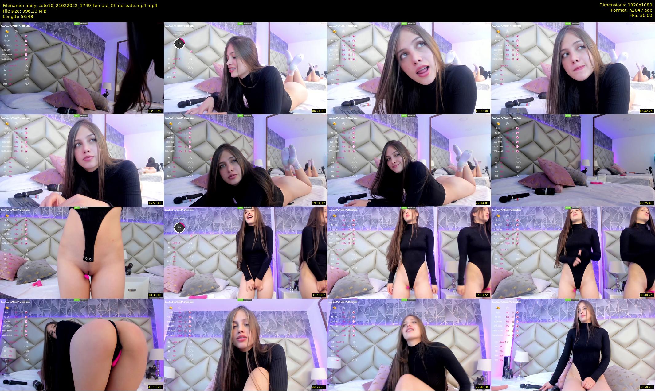 anny_cute10 — 54 minute Chaturbate female cam show recording, 1080p, Feb 21, 2022