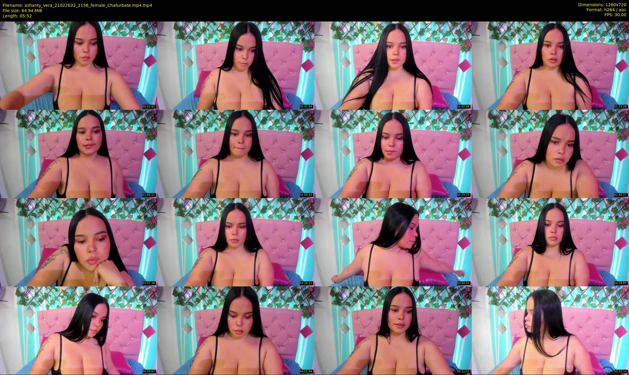 ashanty_vera — 6 minute Chaturbate couple cam show recording, 720p, Feb 21, 2022