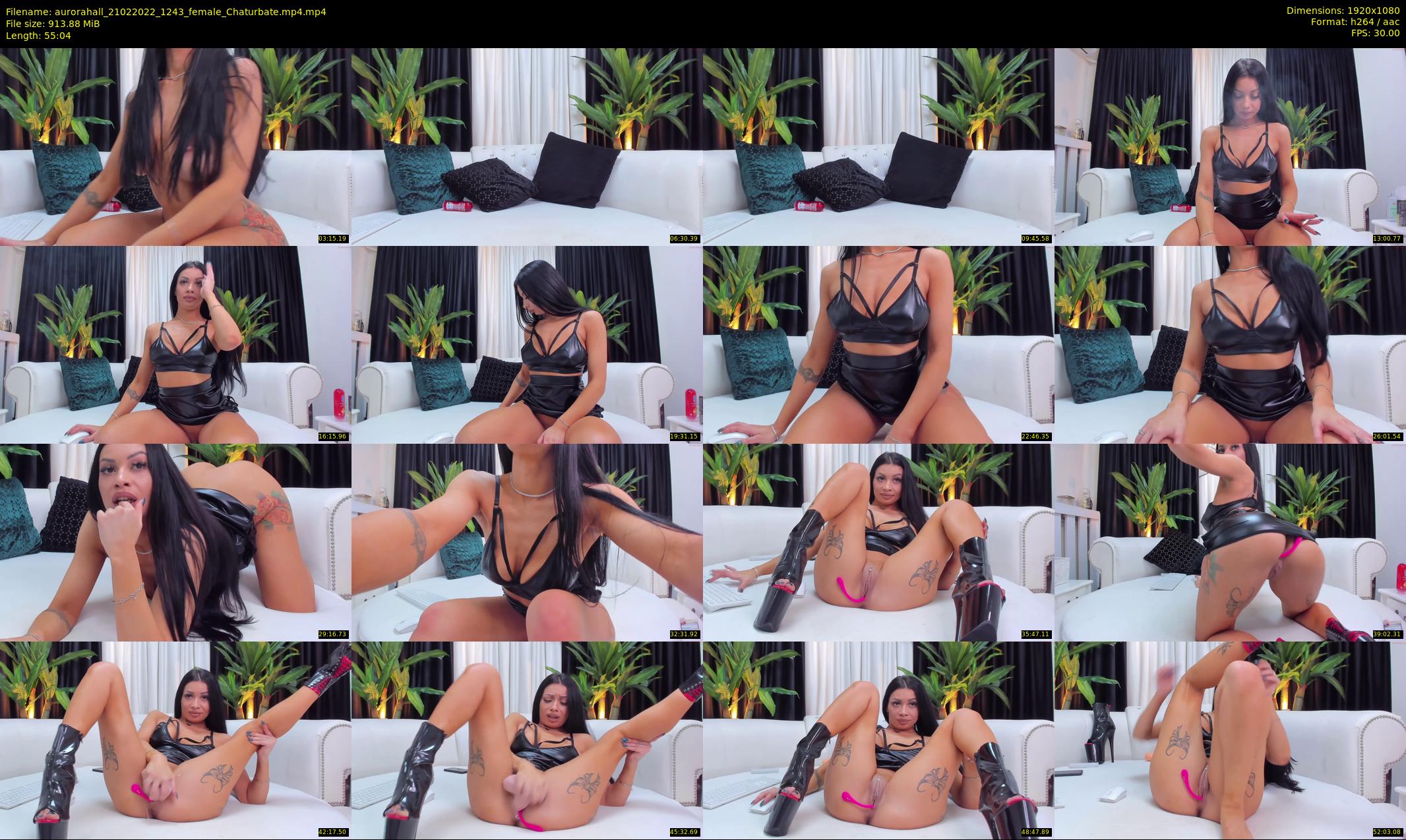 aurorahall — 56 minute Chaturbate female cam show recording, 1080p, Feb 21, 2022