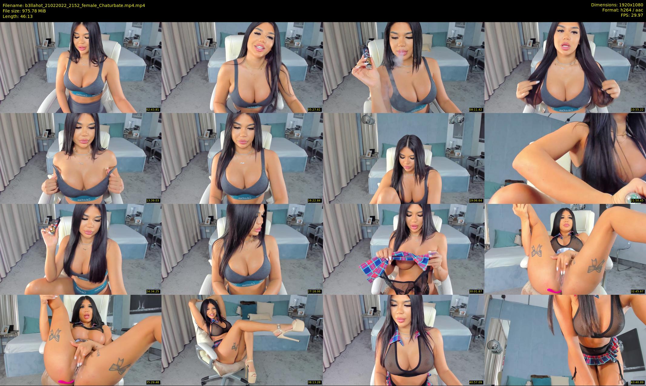 b3llahot — 47 minute Chaturbate female cam show recording, 1080p, Feb 21, 2022