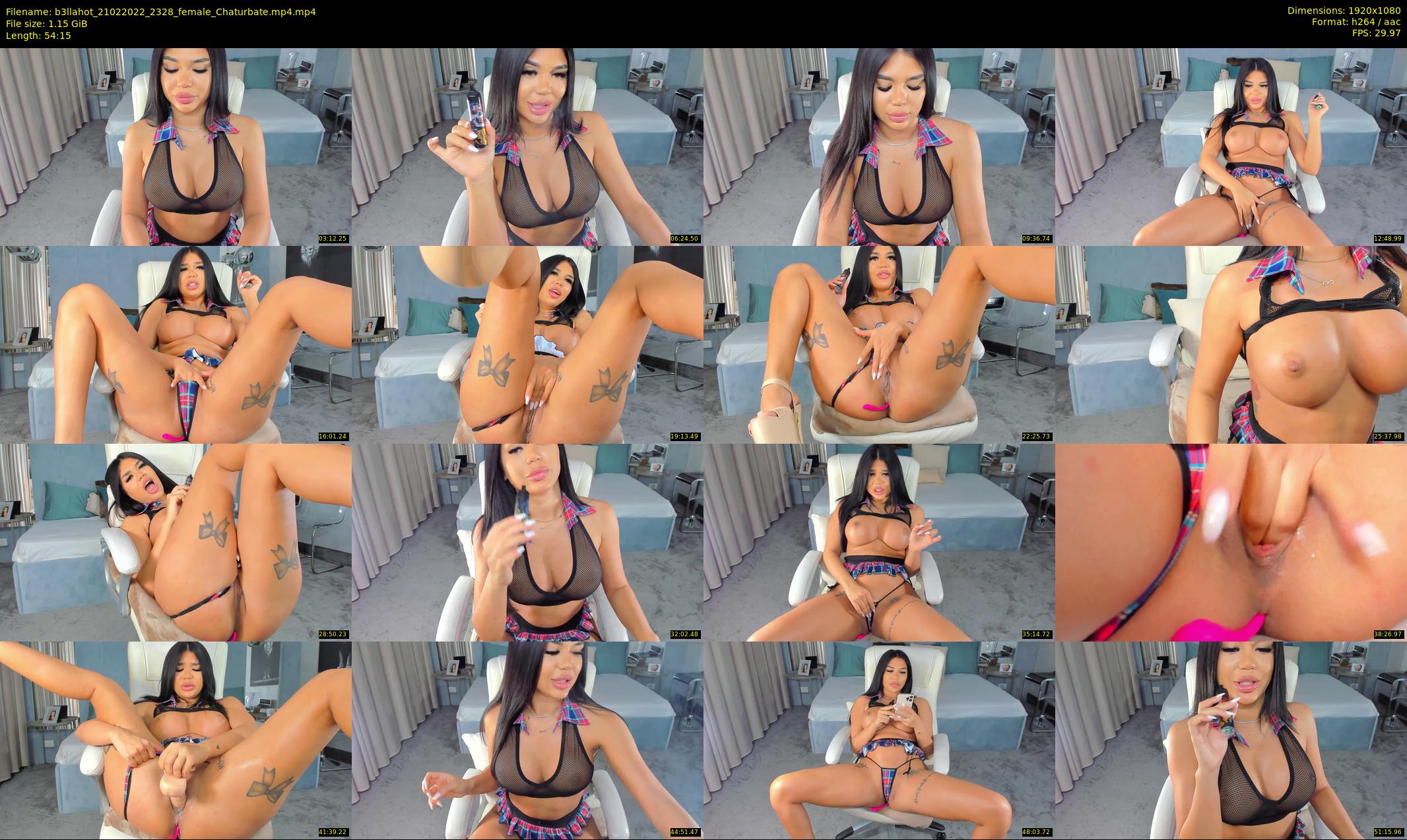 b3llahot — 55 minute Chaturbate female cam show recording, 1080p, Feb 21, 2022
