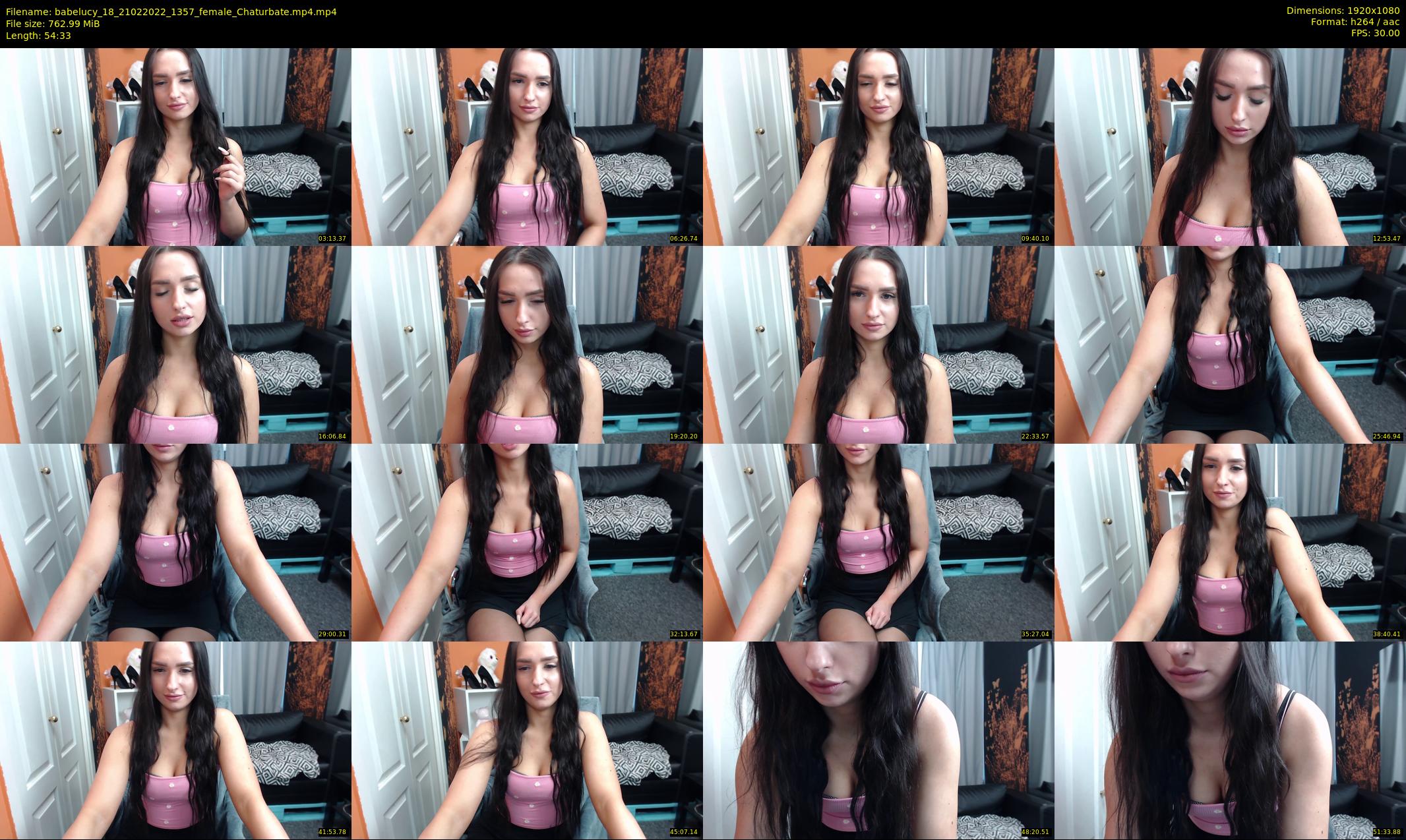 babelucy_18 — 55 minute Chaturbate female cam show recording, 1080p, Feb 21, 2022