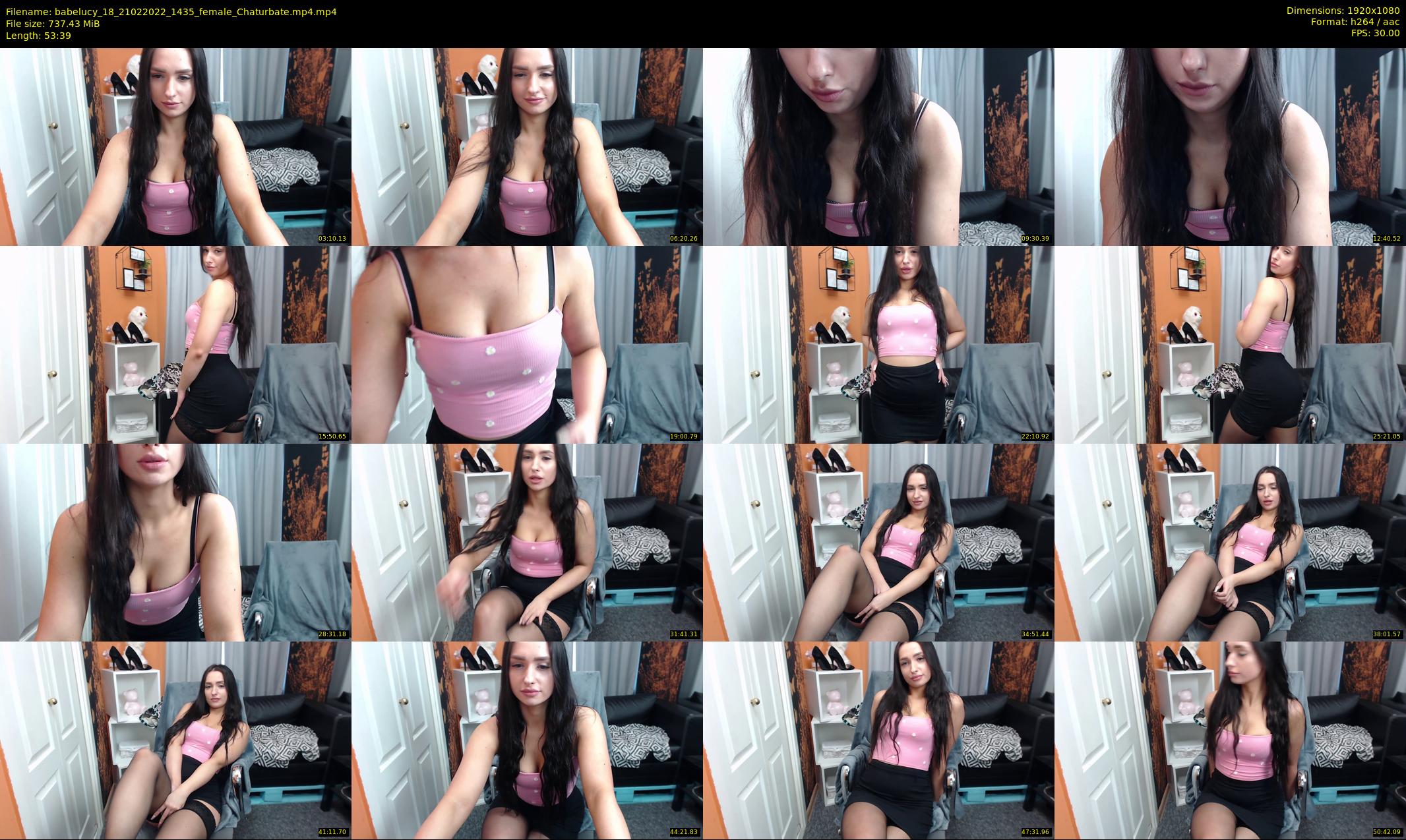 babelucy_18 — 54 minute Chaturbate female cam show recording, 1080p, Feb 21, 2022