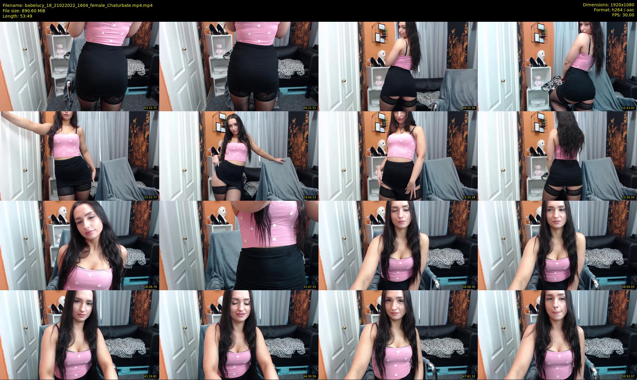 babelucy_18 — 54 minute Chaturbate female cam show recording, 1080p, Feb 21, 2022