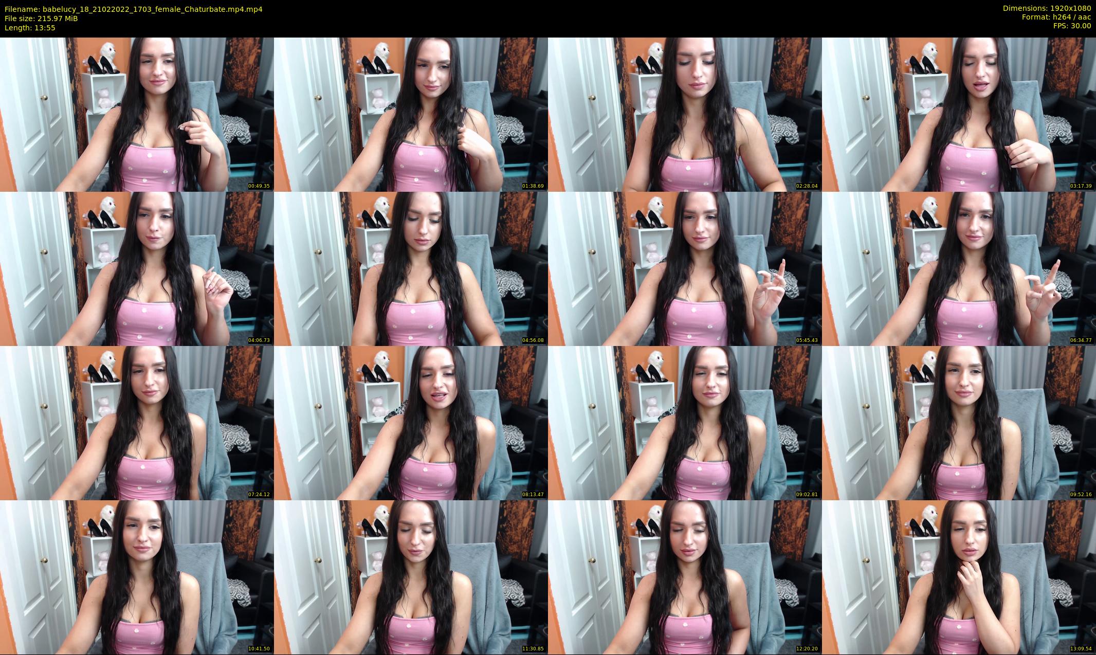babelucy_18 — 14 minute Chaturbate female cam show recording, 1080p, Feb 21, 2022