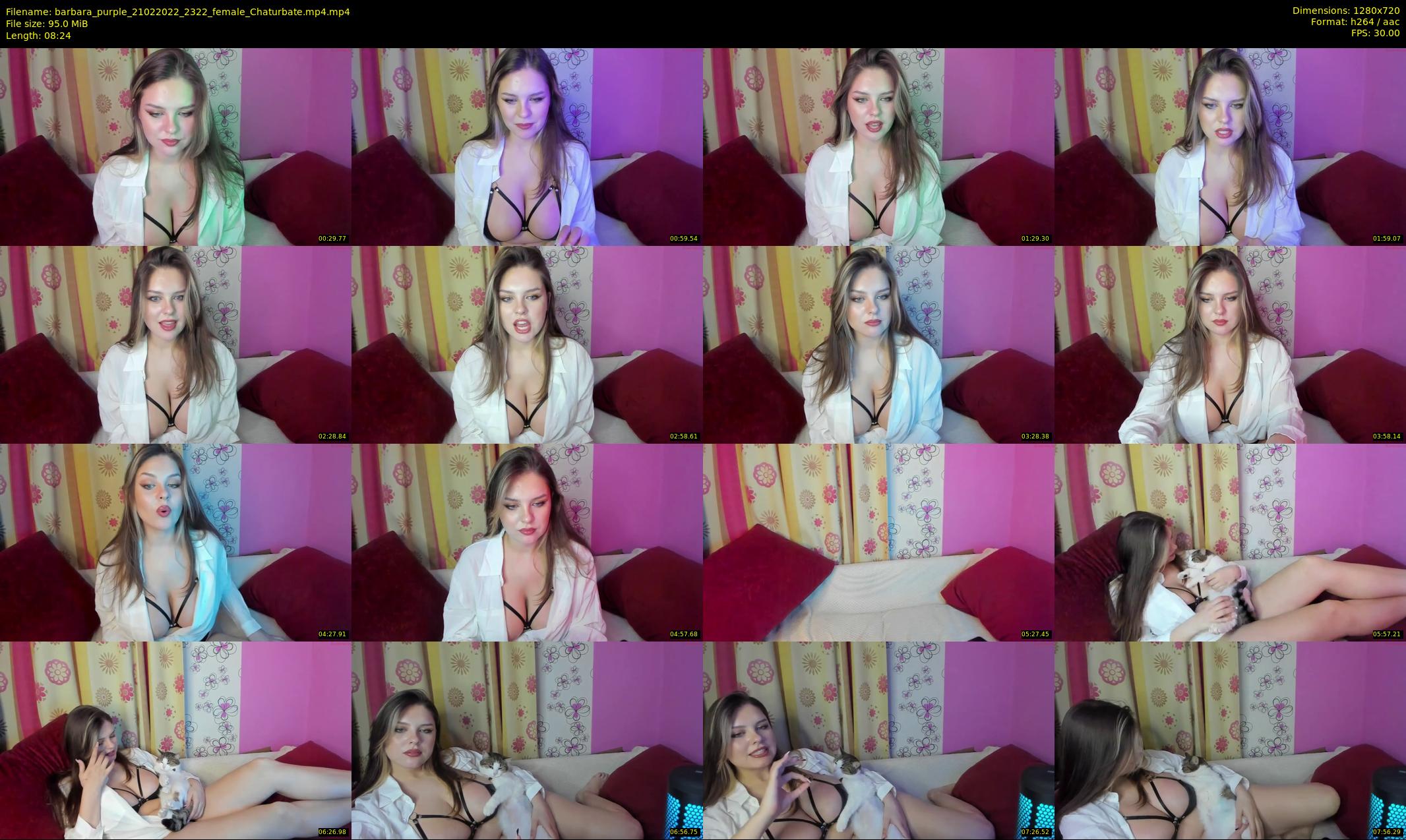 barbara_purple — 9 minute Chaturbate female cam show recording, 720p, Feb 21, 2022