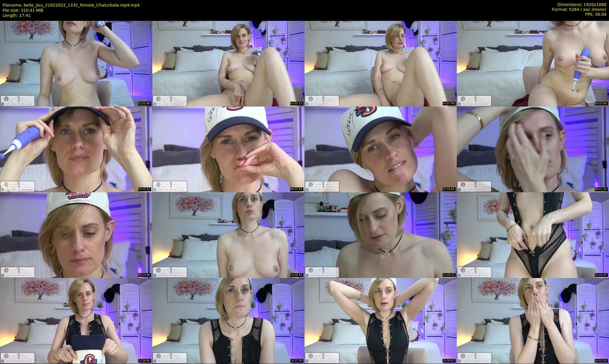 belle_jlou — 18 minute Chaturbate female cam show recording, 1080p, Feb 21, 2022