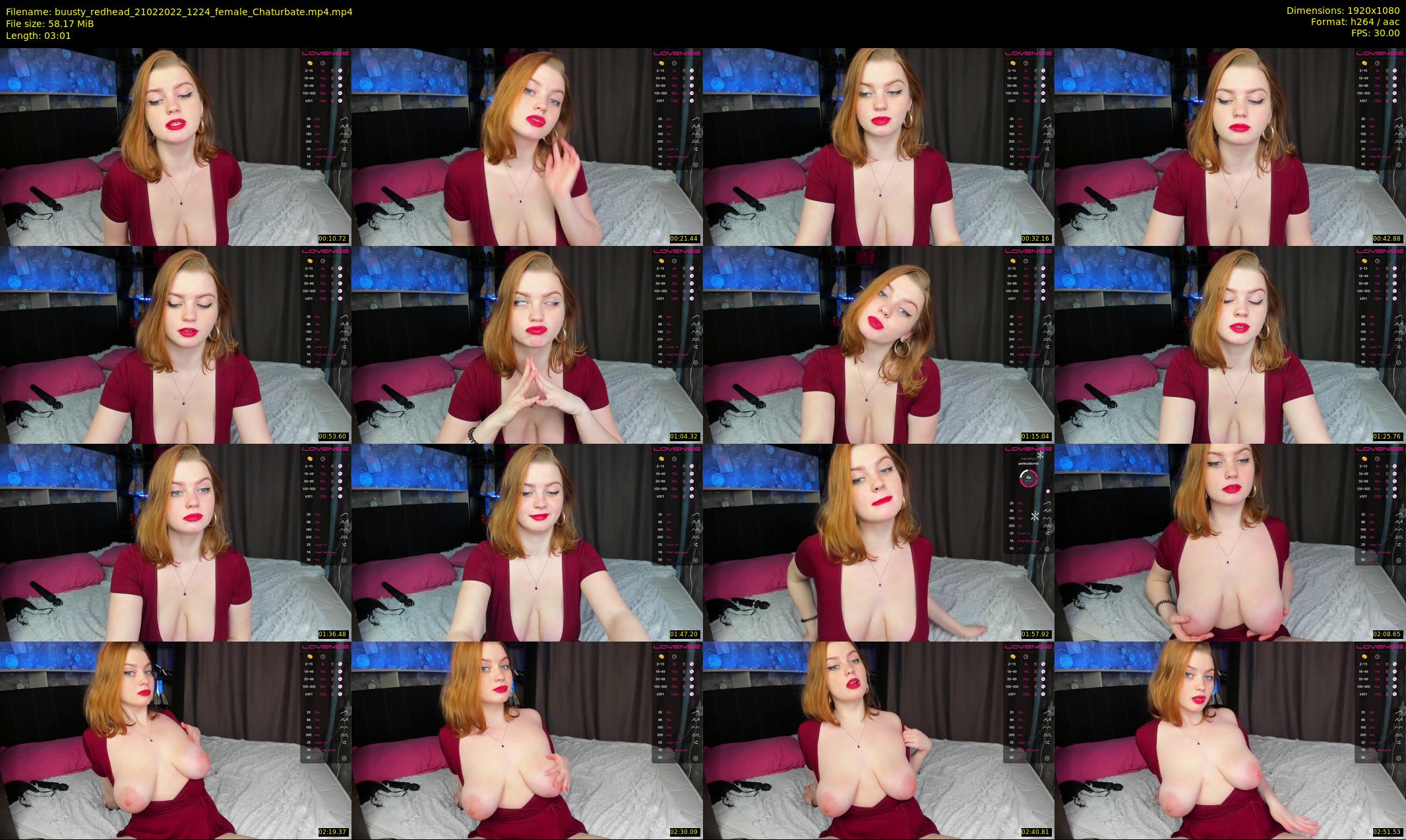 buusty_redhead — 4 minute Chaturbate female cam show recording, 1080p, Feb 21, 2022