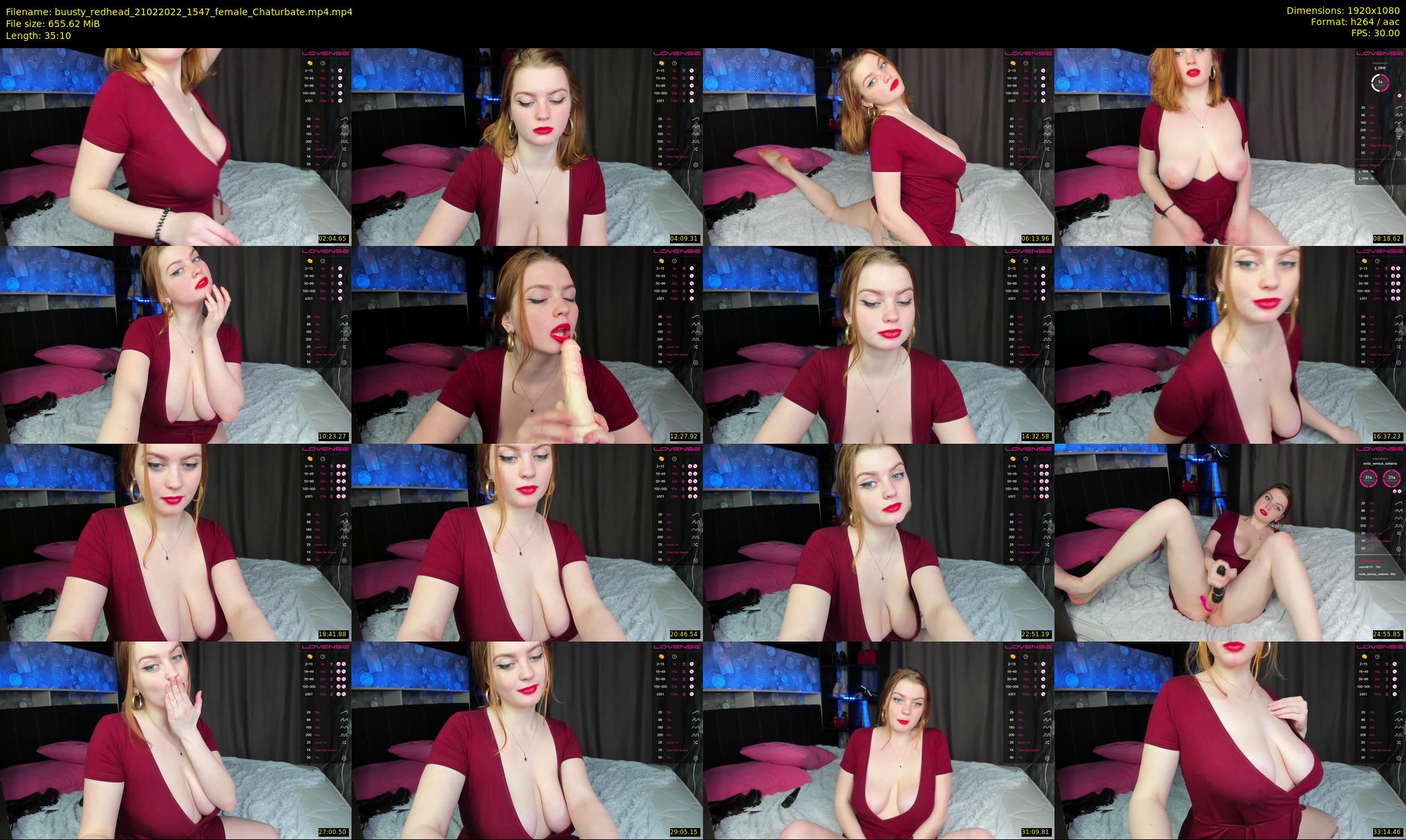 buusty_redhead — 36 minute Chaturbate female cam show recording, 1080p, Feb 21, 2022