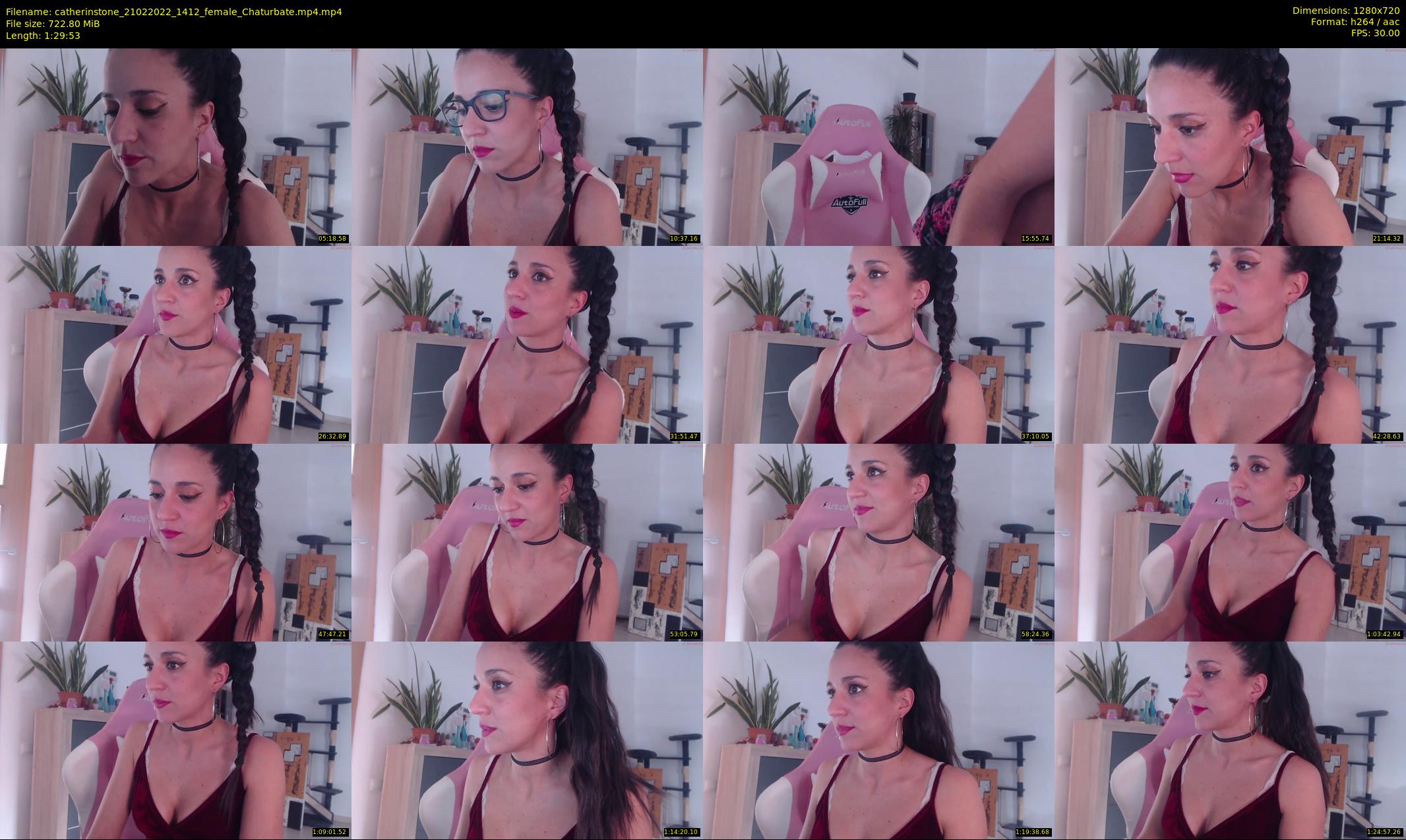 catherinstone — 90 minute Chaturbate female cam show recording, 720p, Feb 21, 2022