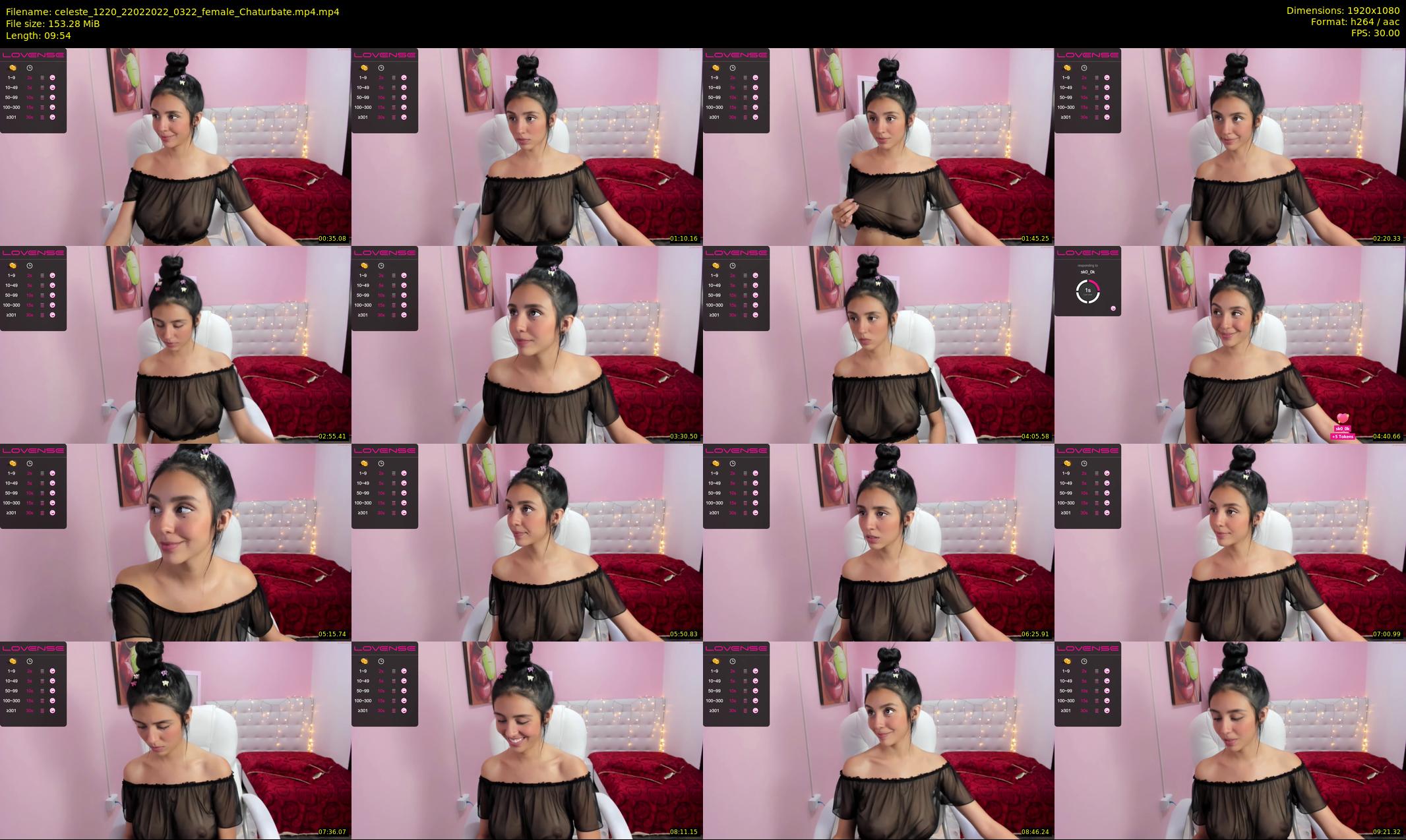 celeste_1220 — 10 minute Chaturbate female cam show recording, 1080p, Feb 22, 2022