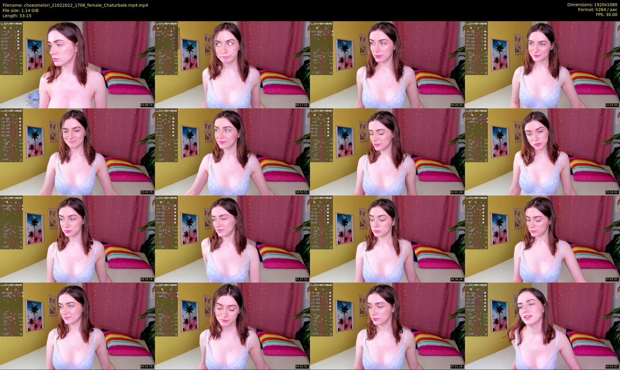 choesmelori — 54 minute Chaturbate couple cam show recording, 1080p, Feb 21, 2022