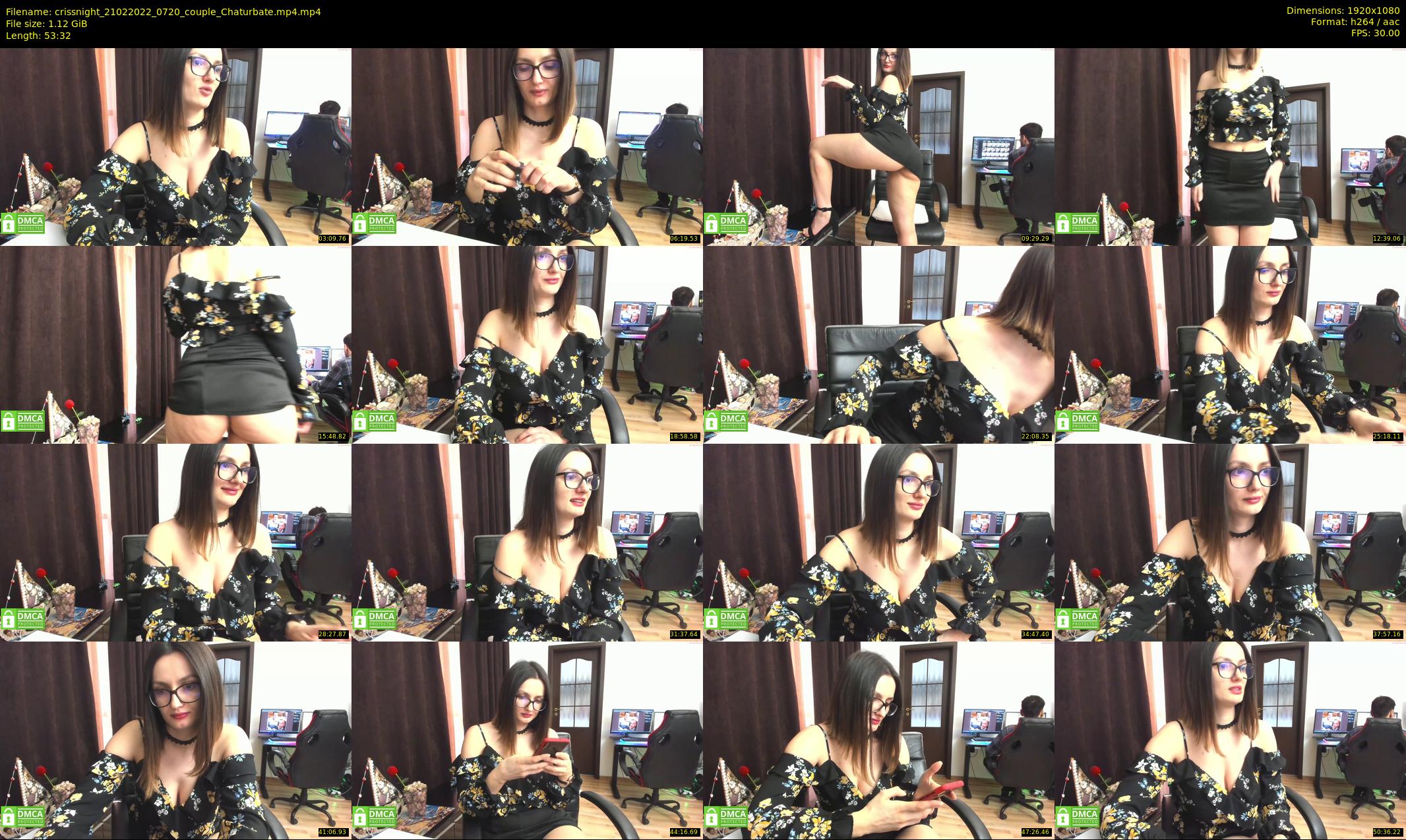 crissnight — 54 minute Chaturbate female cam show recording, 1080p, Feb 21, 2022