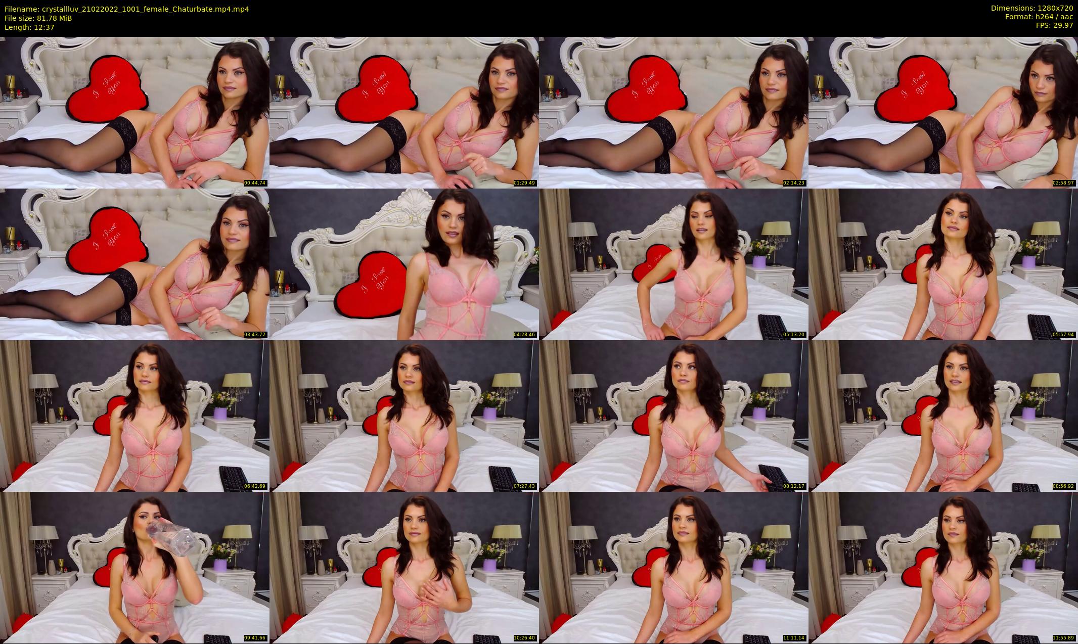 crystallluv — 13 minute Chaturbate female cam show recording, 720p, Feb 21, 2022