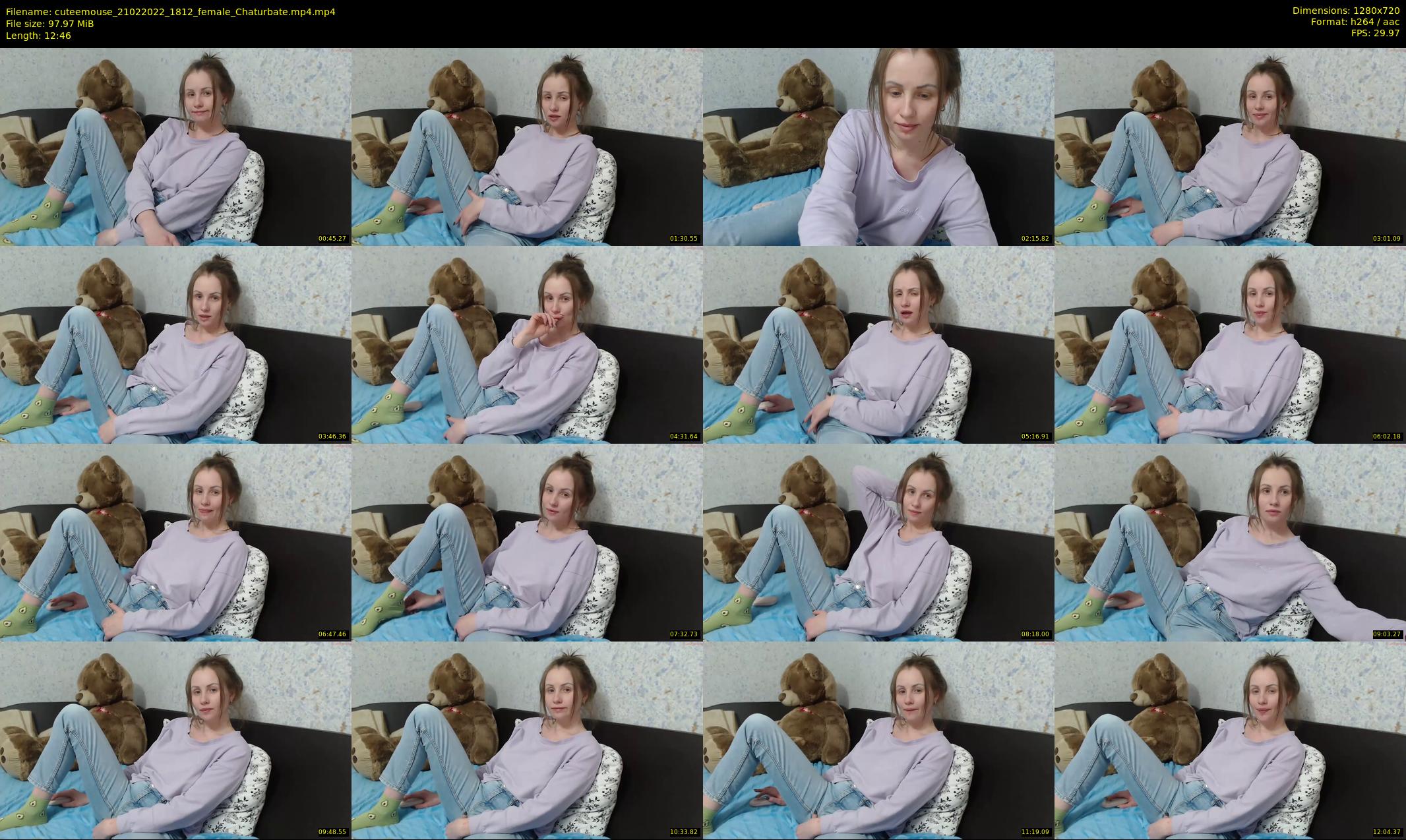 cuteemouse — 13 minute Chaturbate female cam show recording, 720p, Feb 21, 2022
