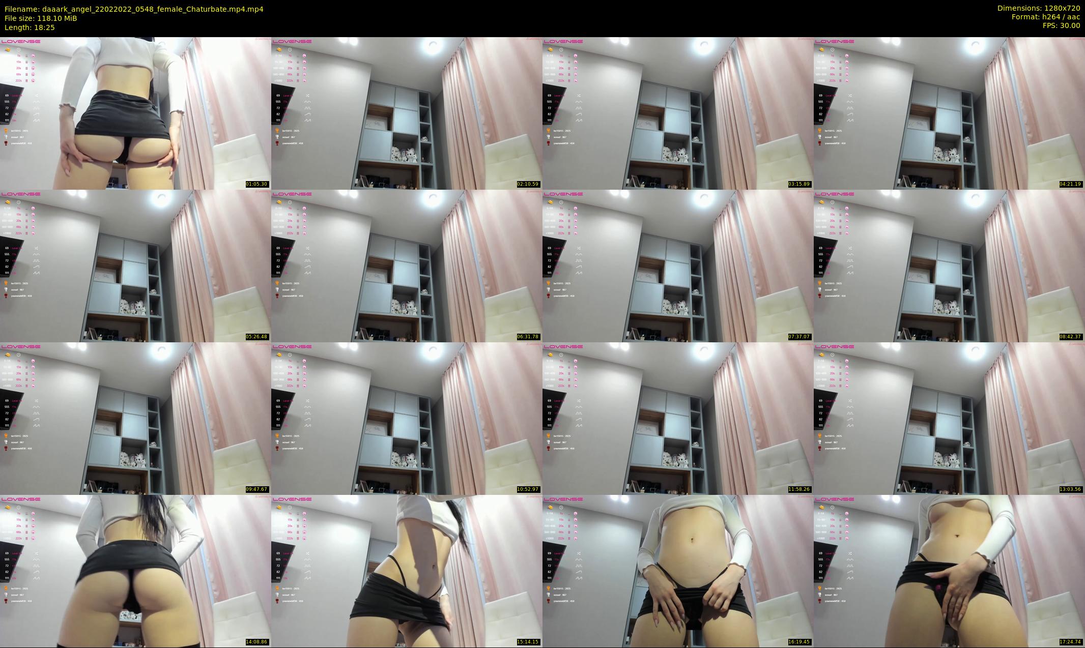 daaark_angel — 19 minute Chaturbate female cam show recording, 720p, Feb 22, 2022
