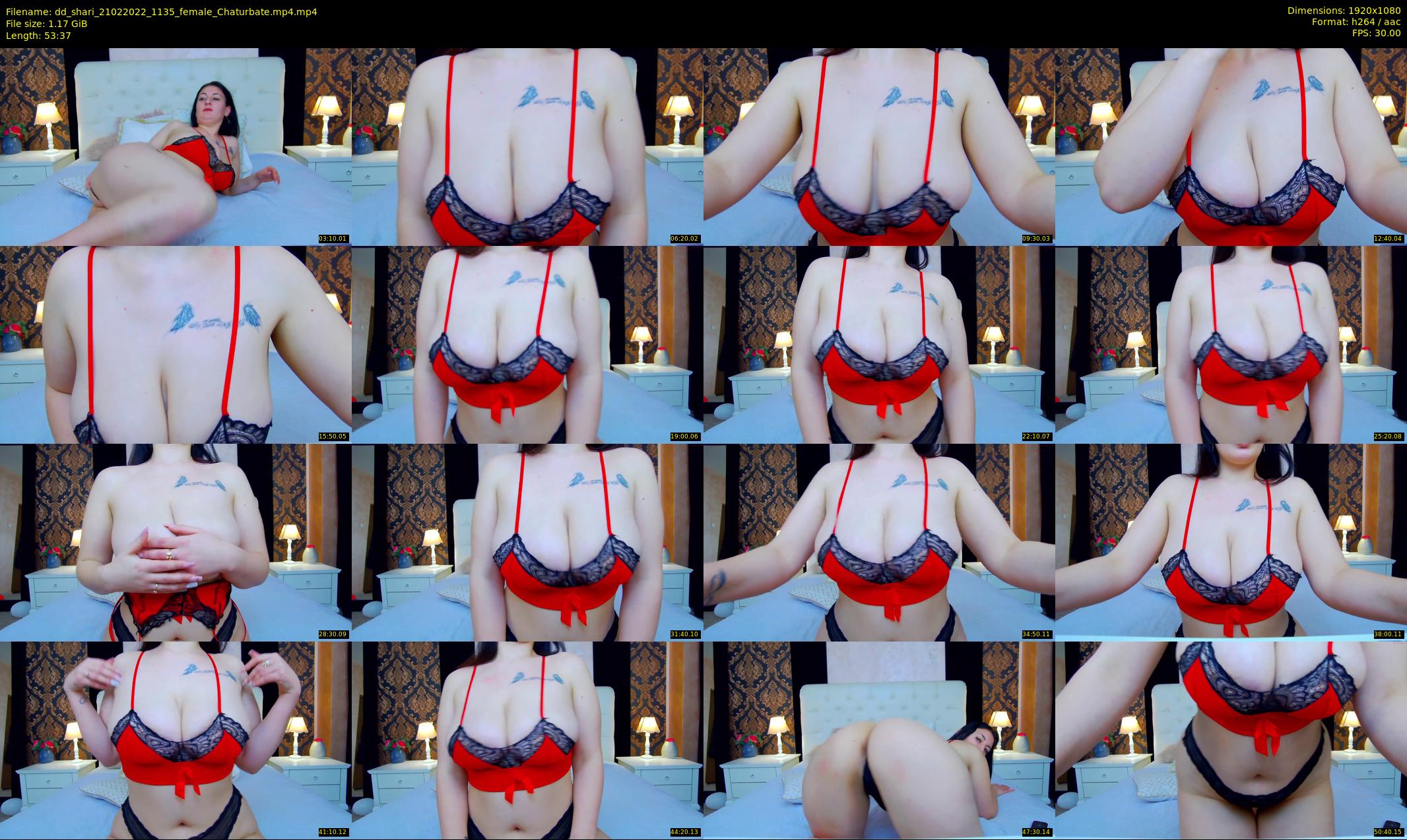 dd_shari — 54 minute Chaturbate female cam show recording, 1080p, Feb 21, 2022