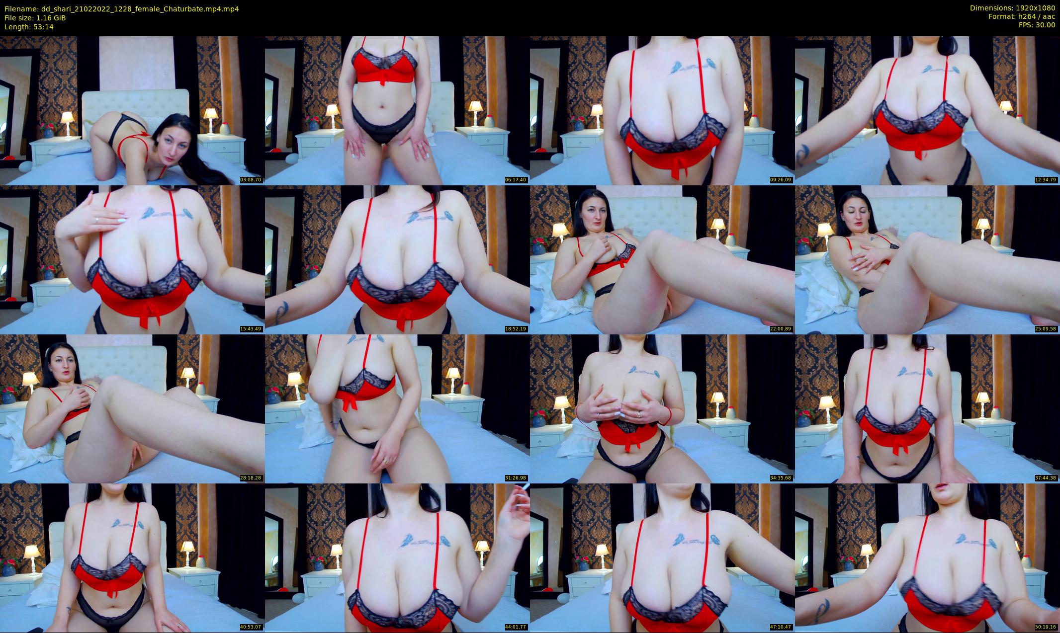 dd_shari — 54 minute Chaturbate female cam show recording, 1080p, Feb 21, 2022