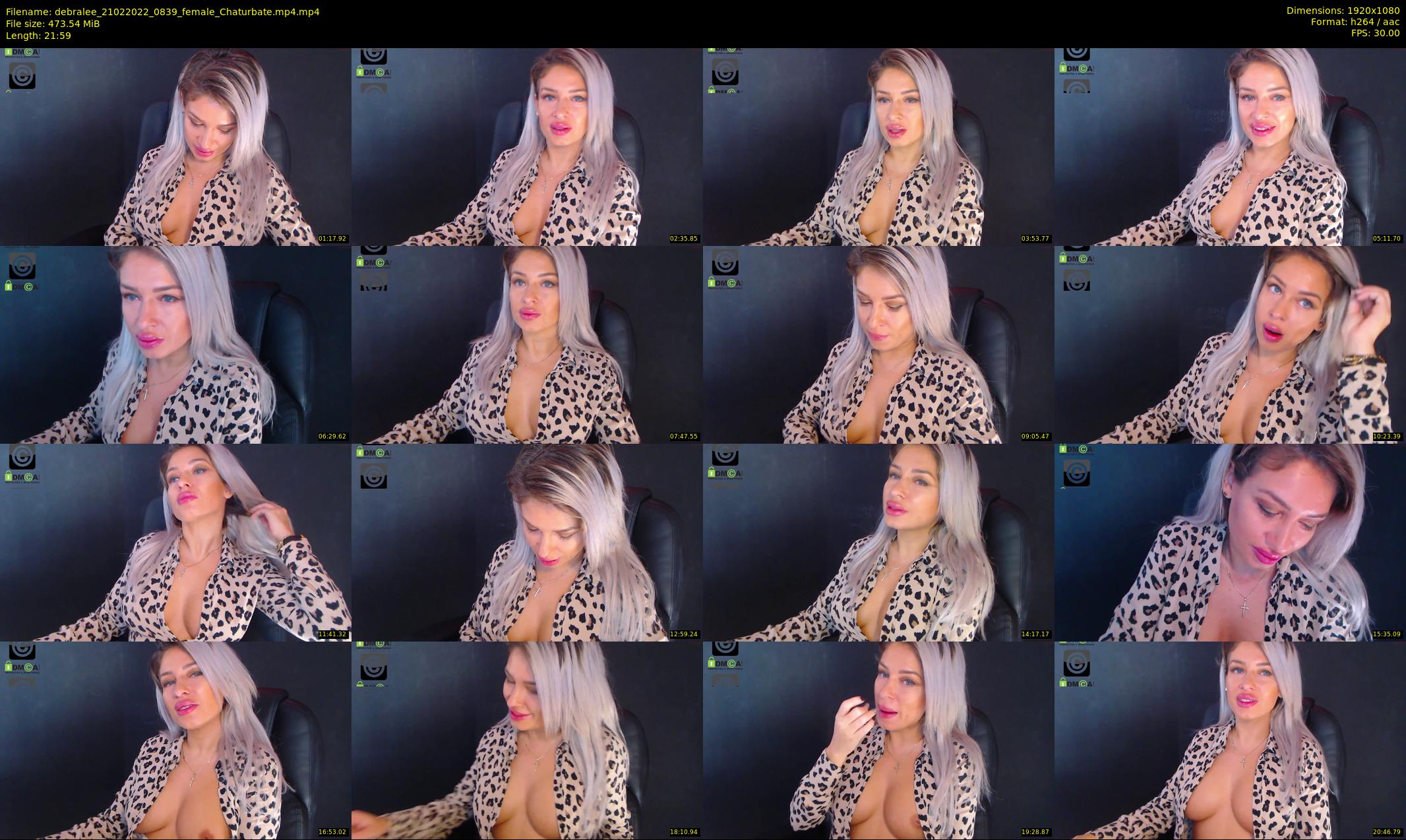 debralee — 22 minute Chaturbate female cam show recording, 1080p, Feb 21, 2022