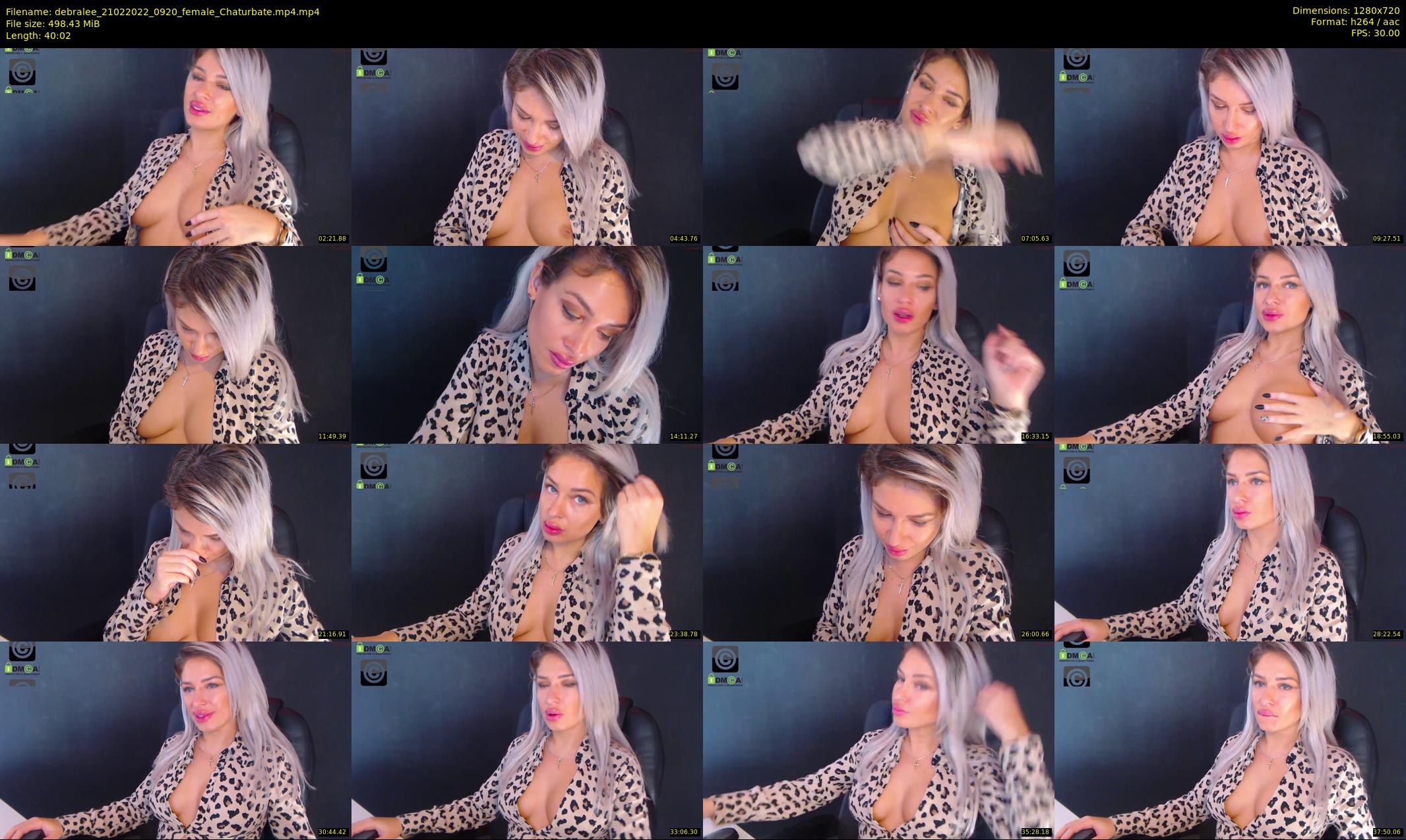 debralee — 41 minute Chaturbate female cam show recording, 720p, Feb 21, 2022
