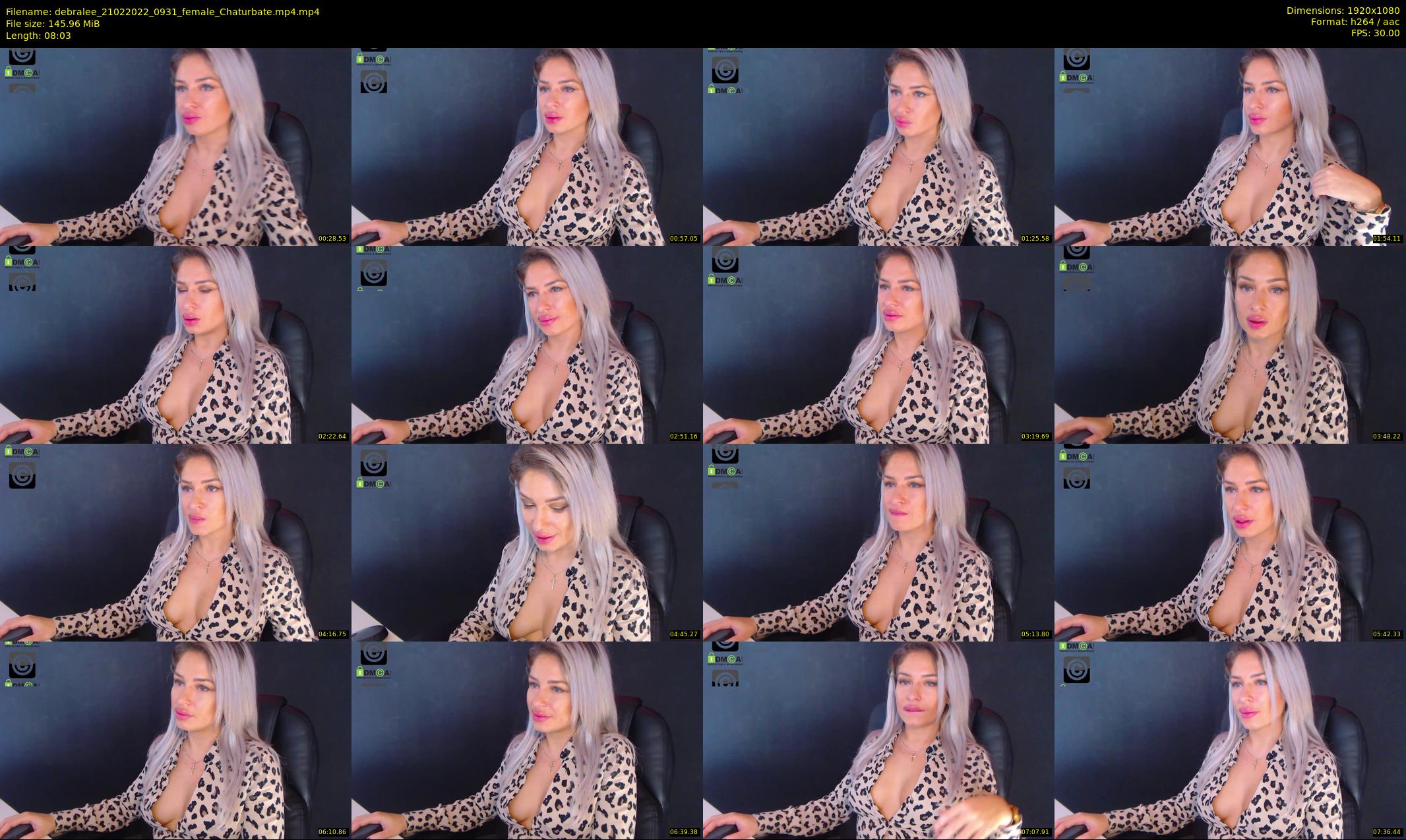 debralee — 9 minute Chaturbate female cam show recording, 1080p, Feb 21, 2022