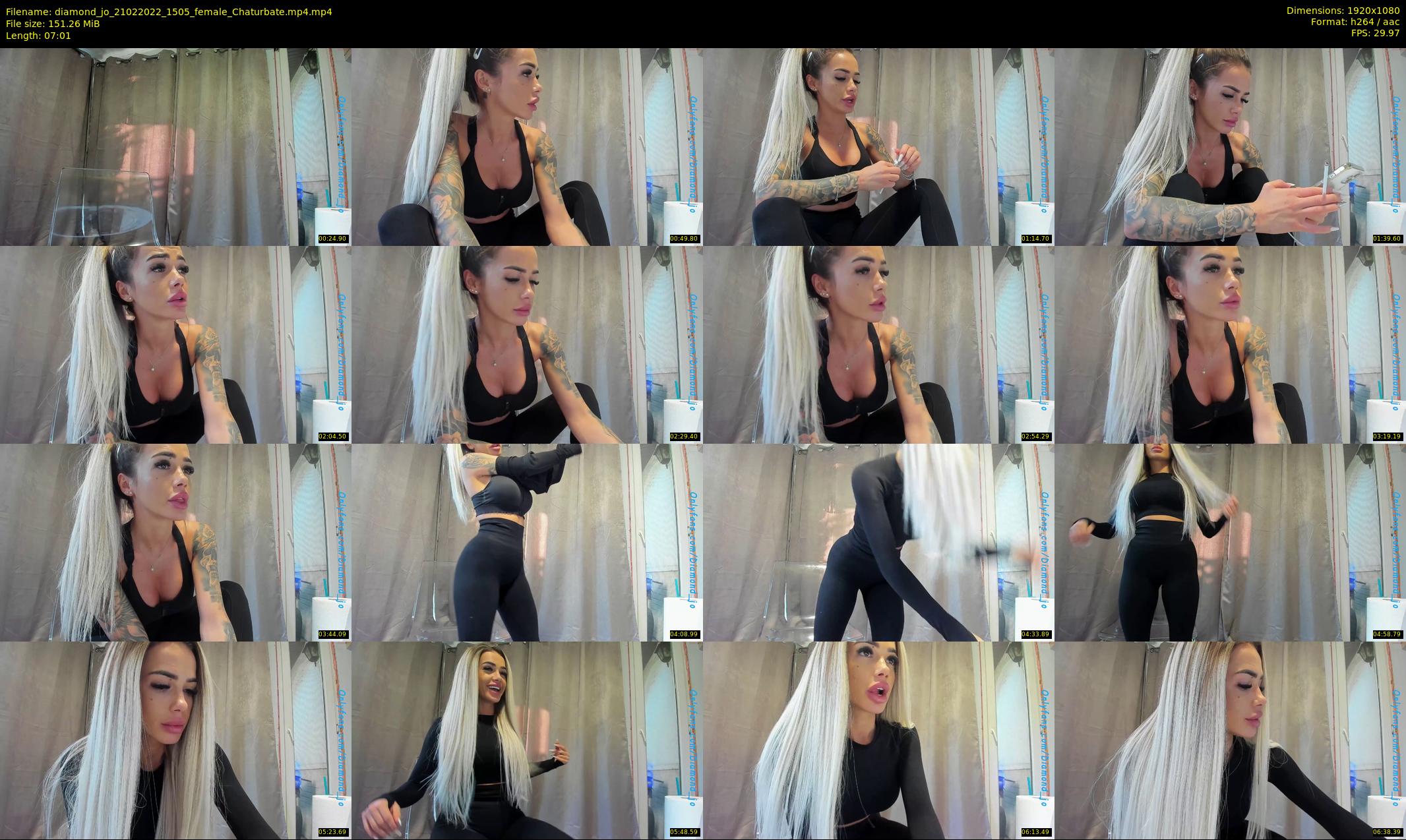 diamond_jo — 8 minute Chaturbate female cam show recording, 1080p, Feb 21, 2022