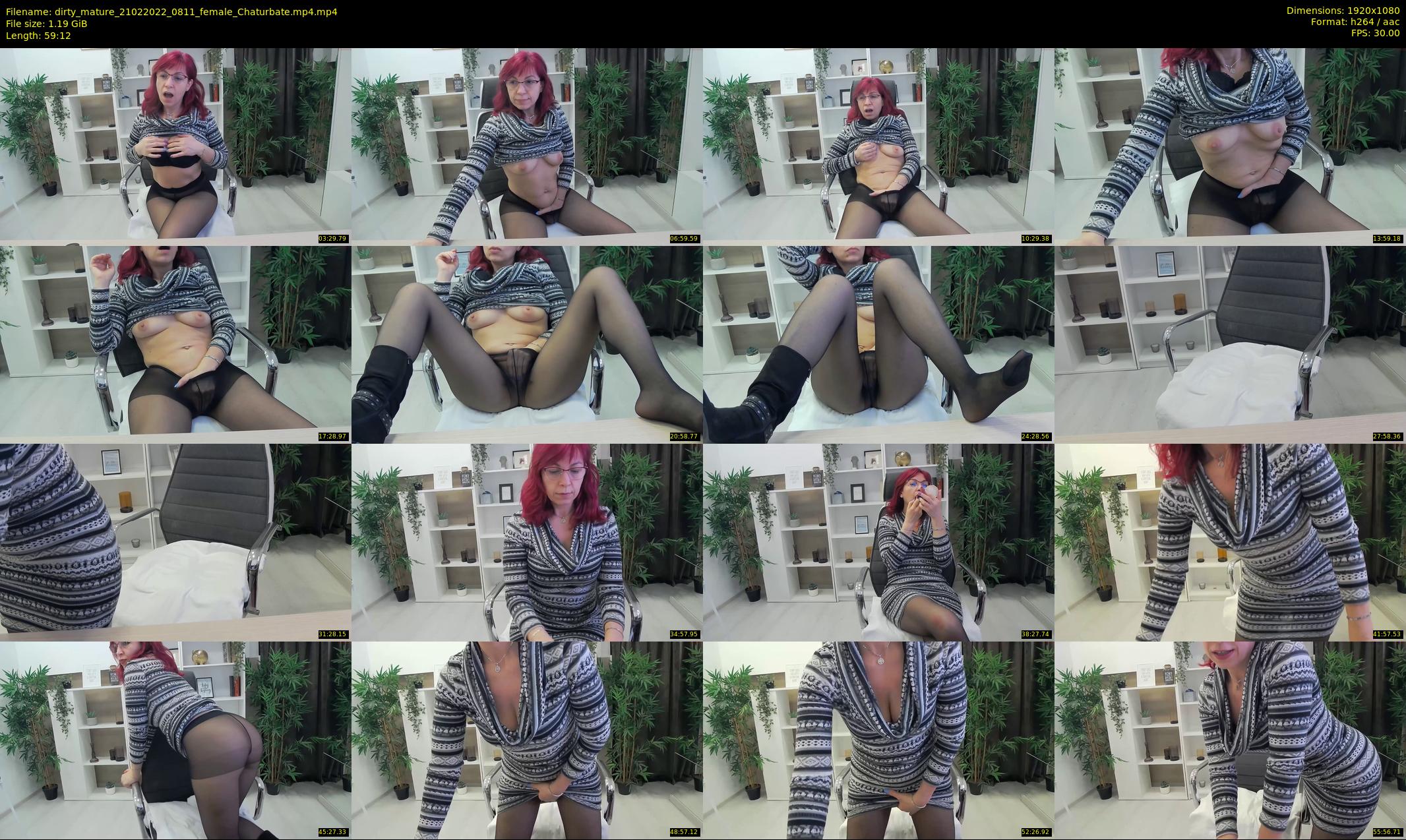 dirty_mature — 60 minute Chaturbate female cam show recording, 1080p, Feb 21, 2022