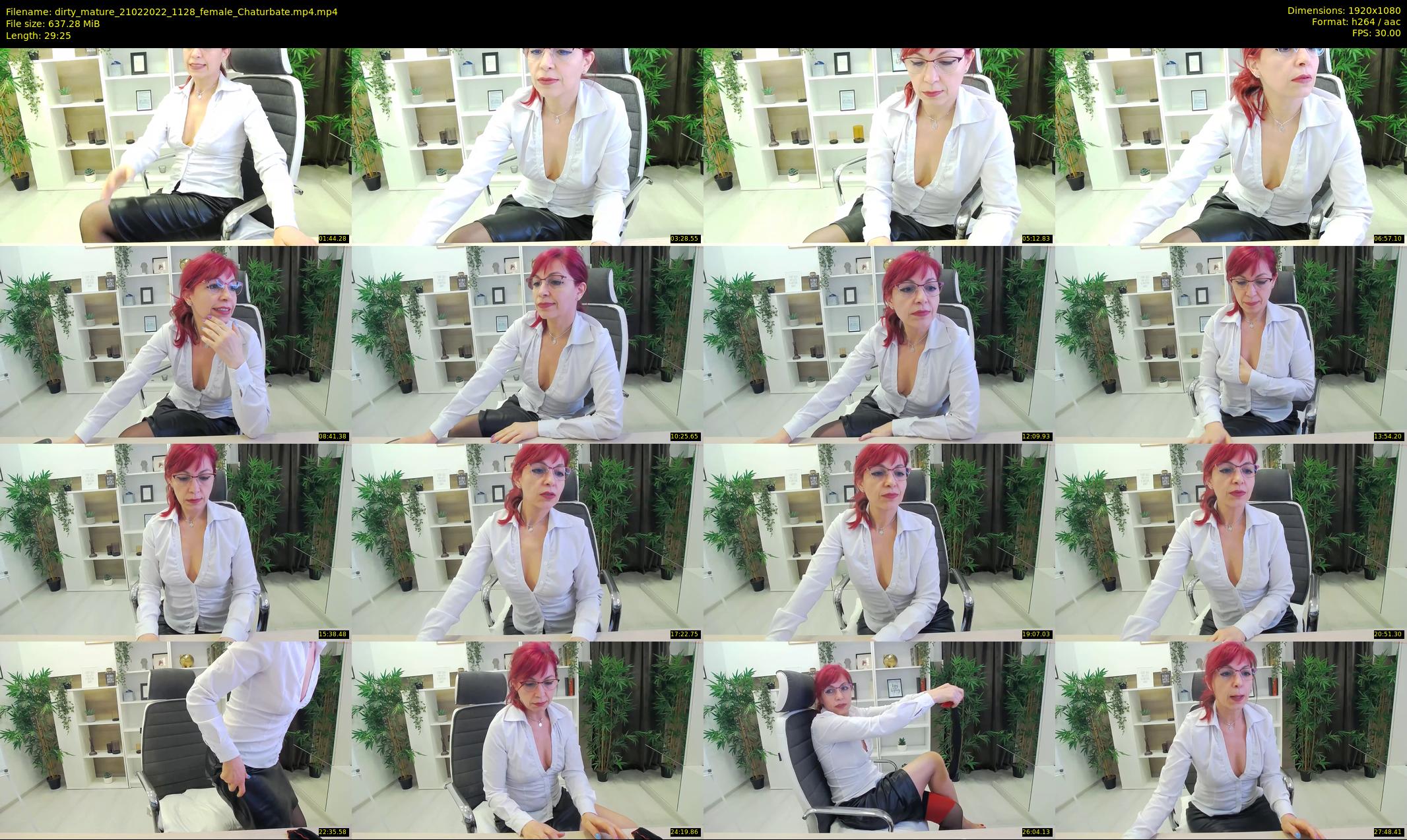 dirty_mature — 30 minute Chaturbate female cam show recording, 1080p, Feb 21, 2022