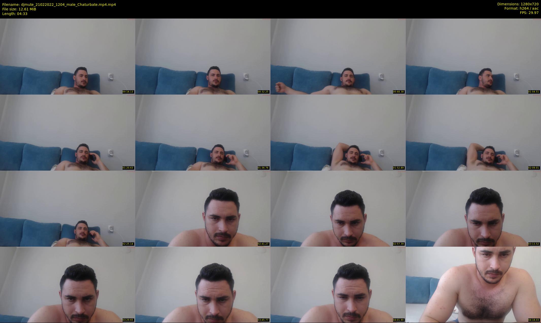 djmute — 5 minute Chaturbate male cam show recording, 720p, Feb 21, 2022