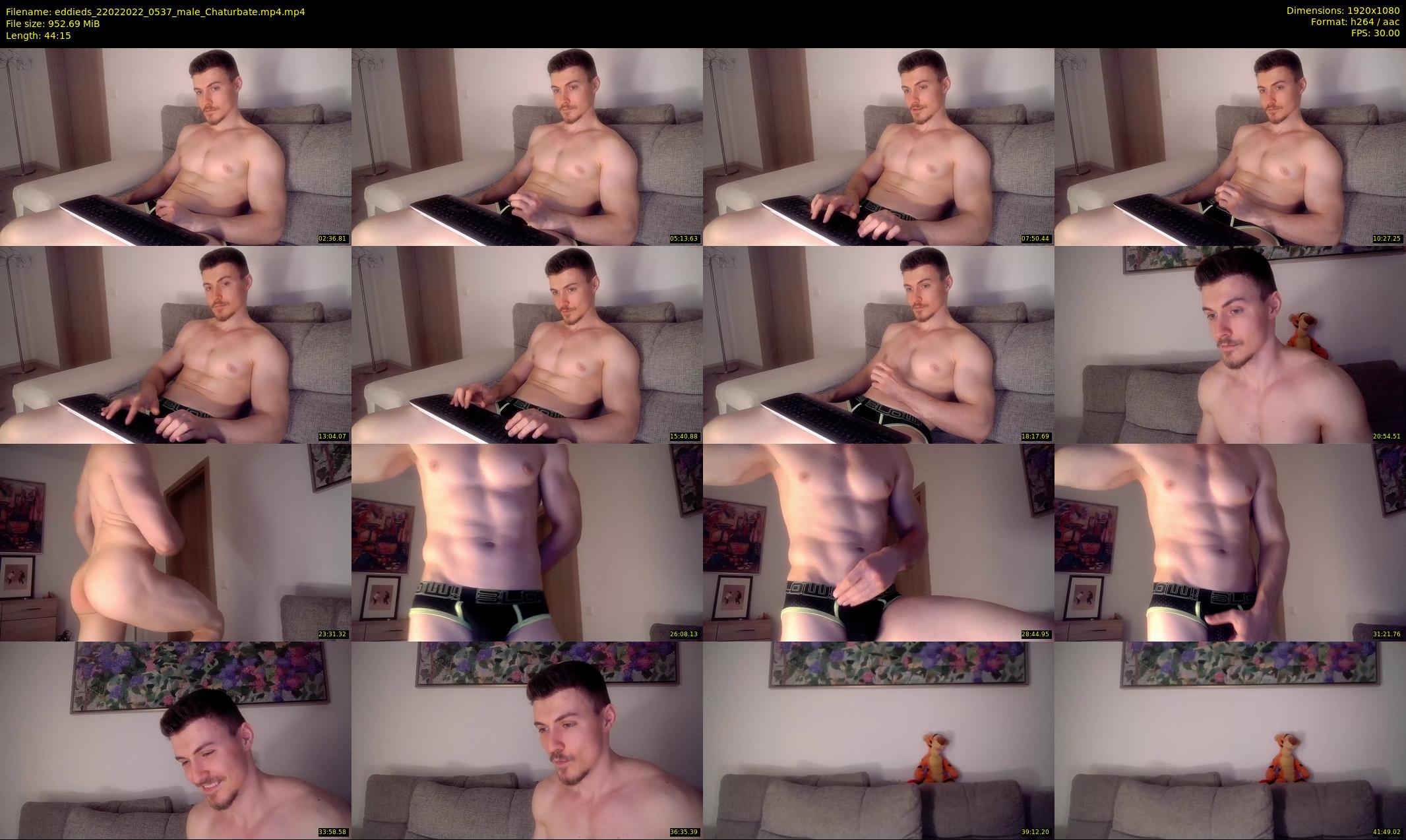 eddieds — 45 minute Chaturbate male cam show recording, 1080p, Feb 22, 2022